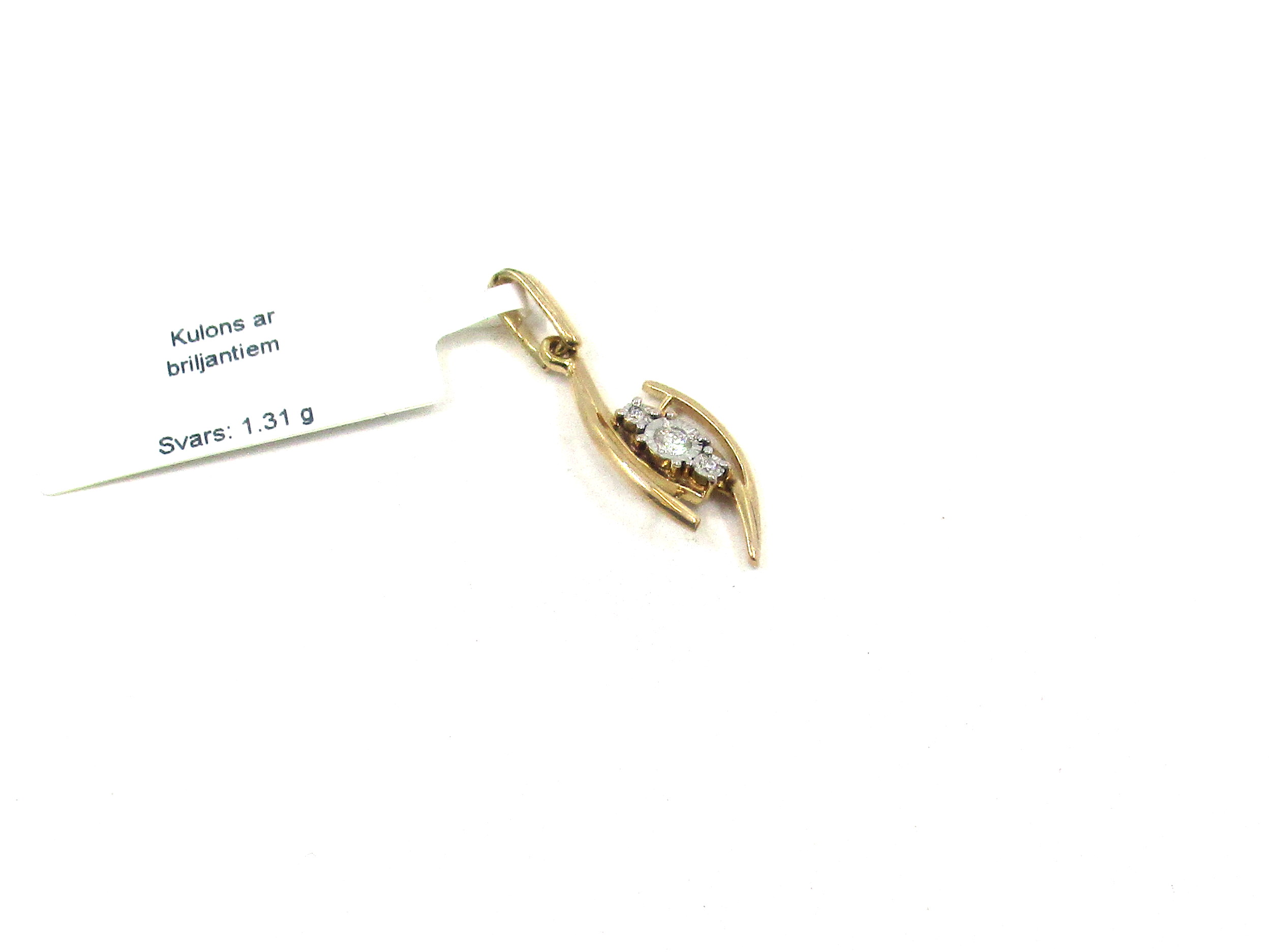 Kulons ar briljantiem (0.04ct) 4872-8161