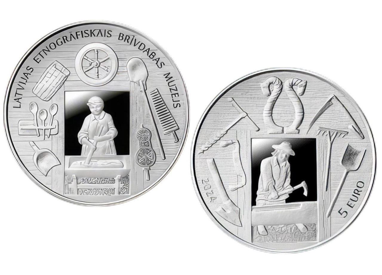 Latvijas sudraba monēta Pāri laikiem