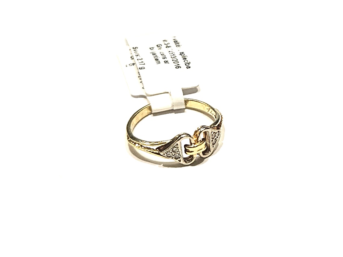 Gredzens ar briljantiem (0.06 ct) 760g9-1451