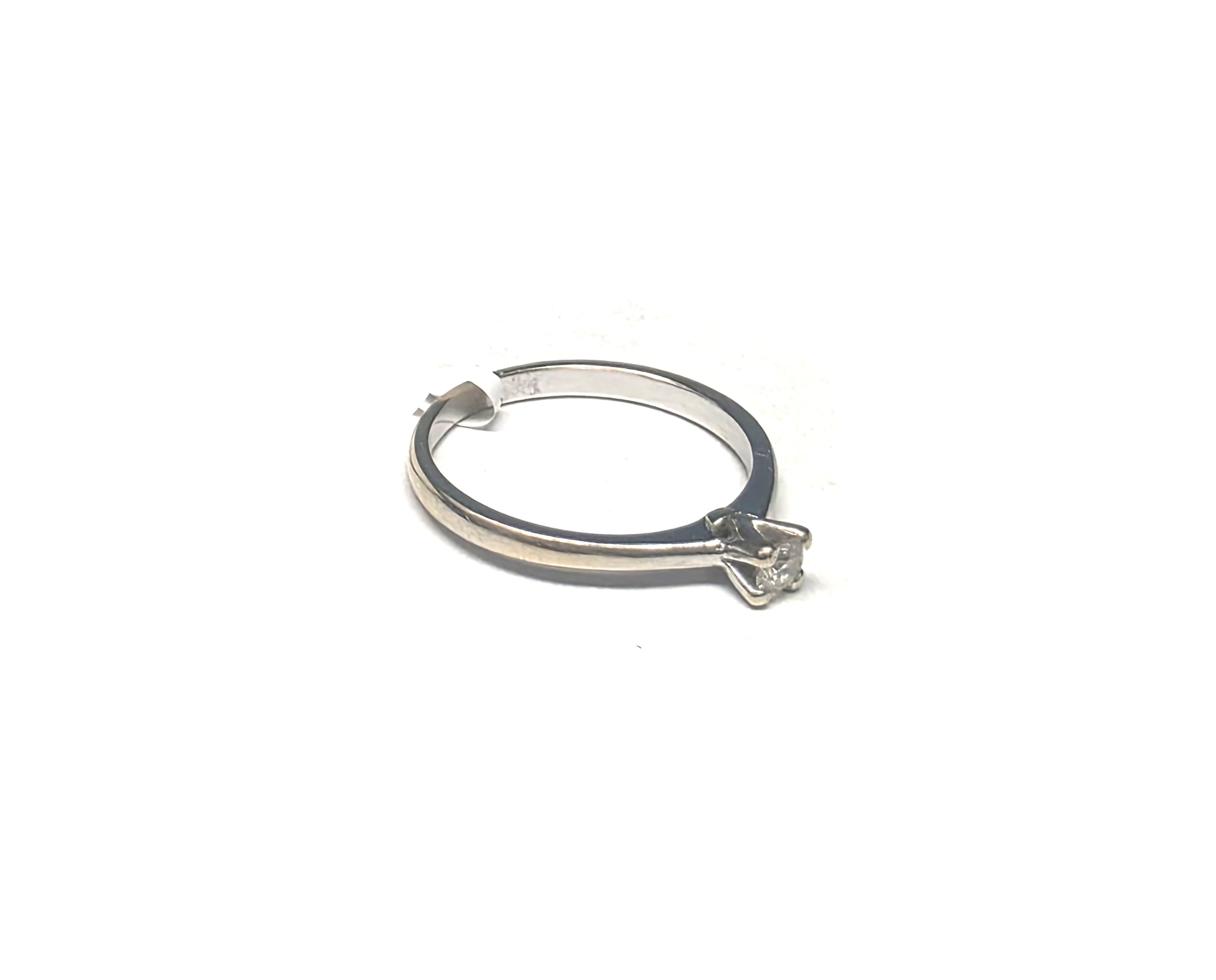 Gredzens ar briljantu (0.14 ct) 130-1763