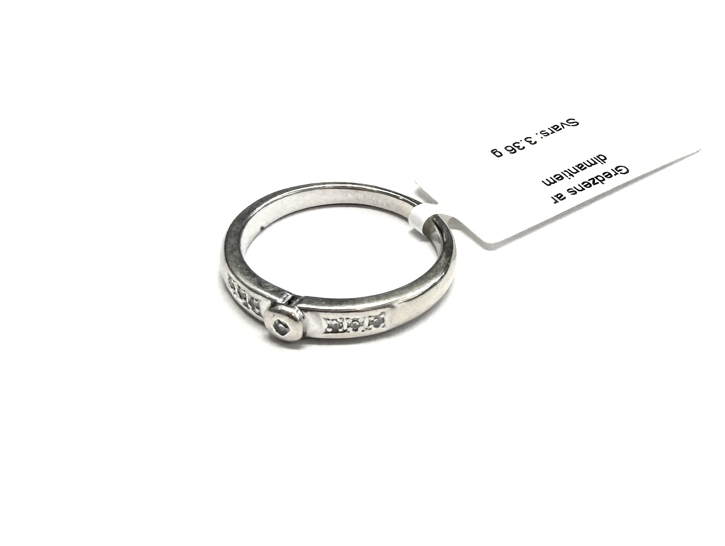 Gredzens ar briljantiem (0.04 ct)  3011-0763