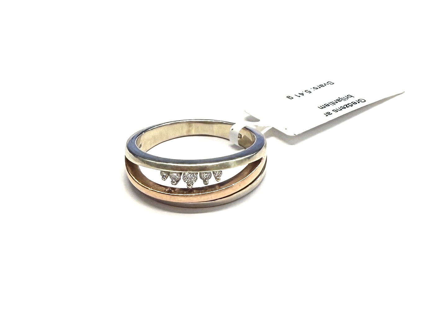 Gredzens ar briljantiem (0.08 ct)  3341-0763