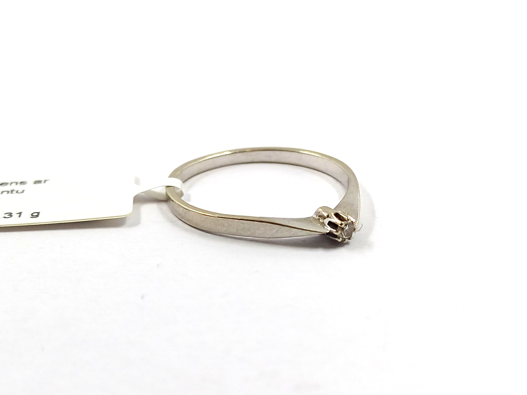 Gredzens ar briljantu (0.02ct) 1420-0863
