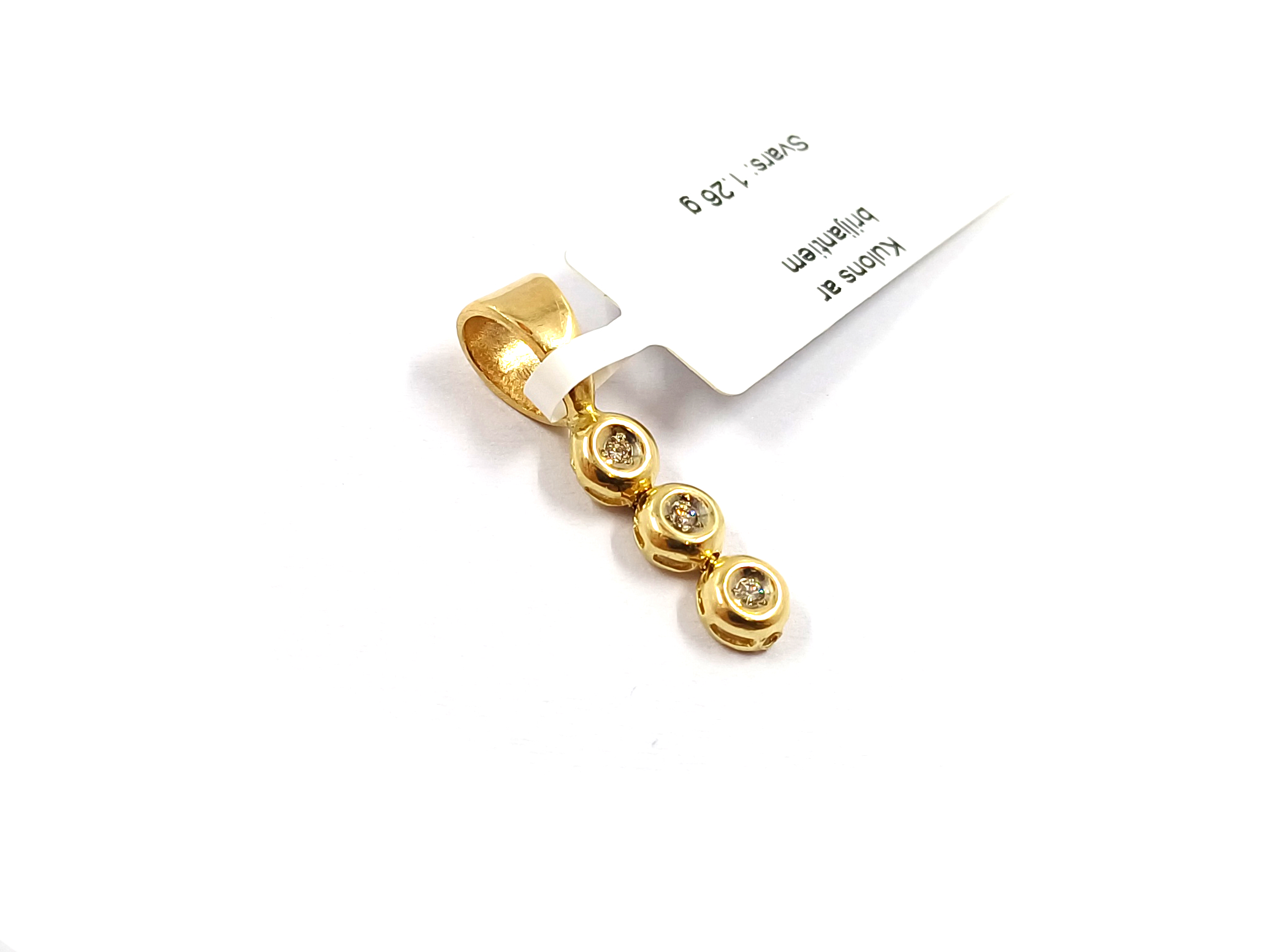 Kulons ar briljantiem (0.02ct) 4532-0861
