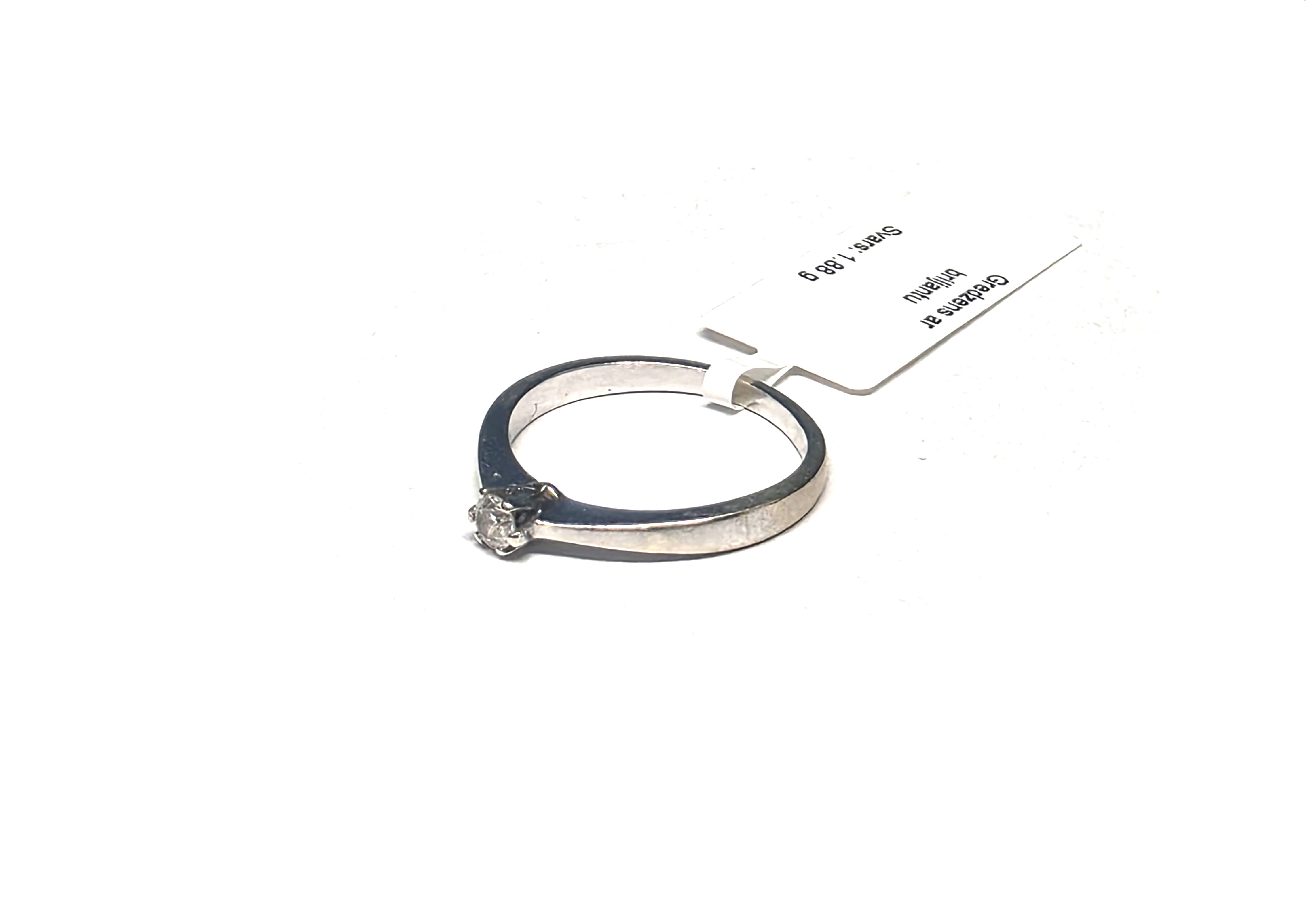 Gredzens ar briljantu (0.10 ct)  2122-5061