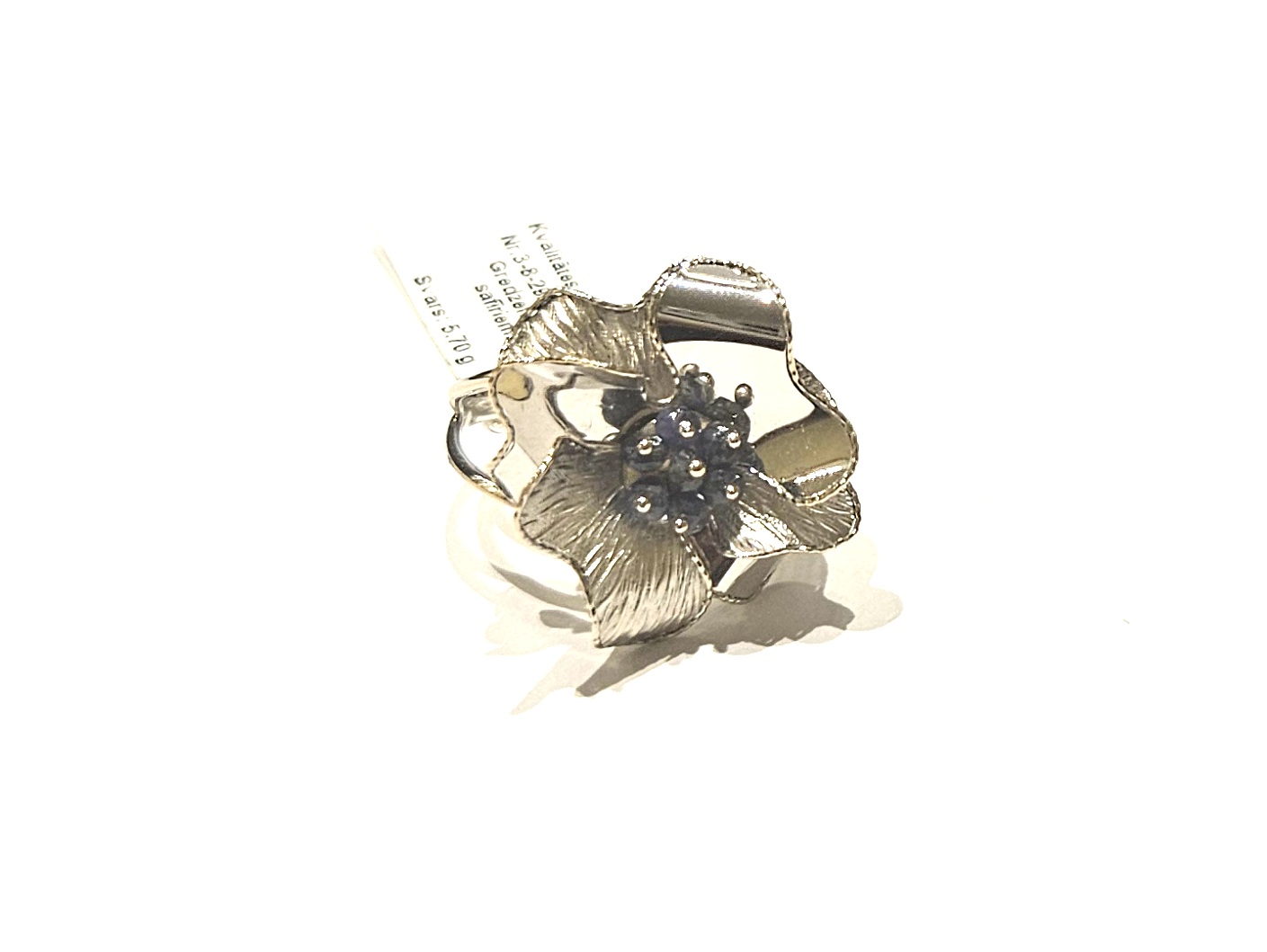 Gredzens ar safīriem (0.21 ct) 3921-1163