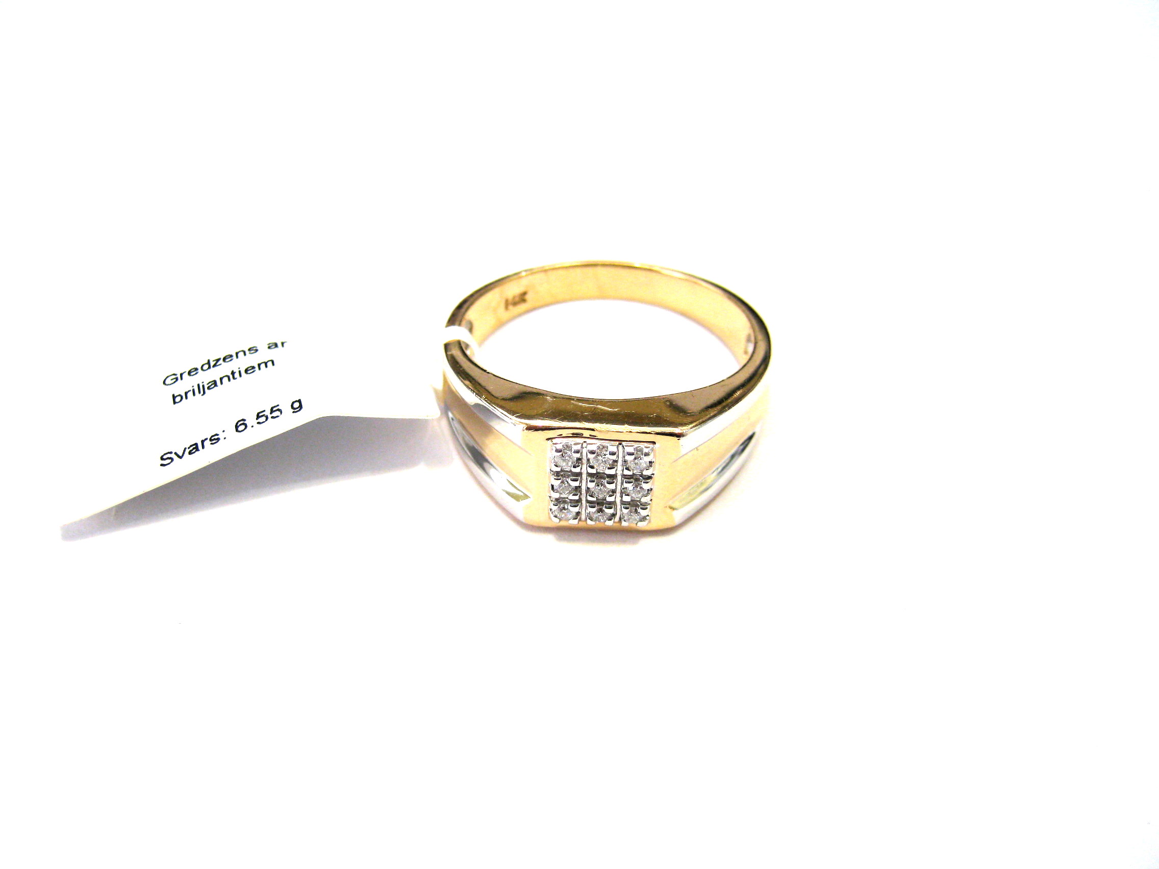 Gredzens ar briljantiem (0.09 ct)  27310-1251