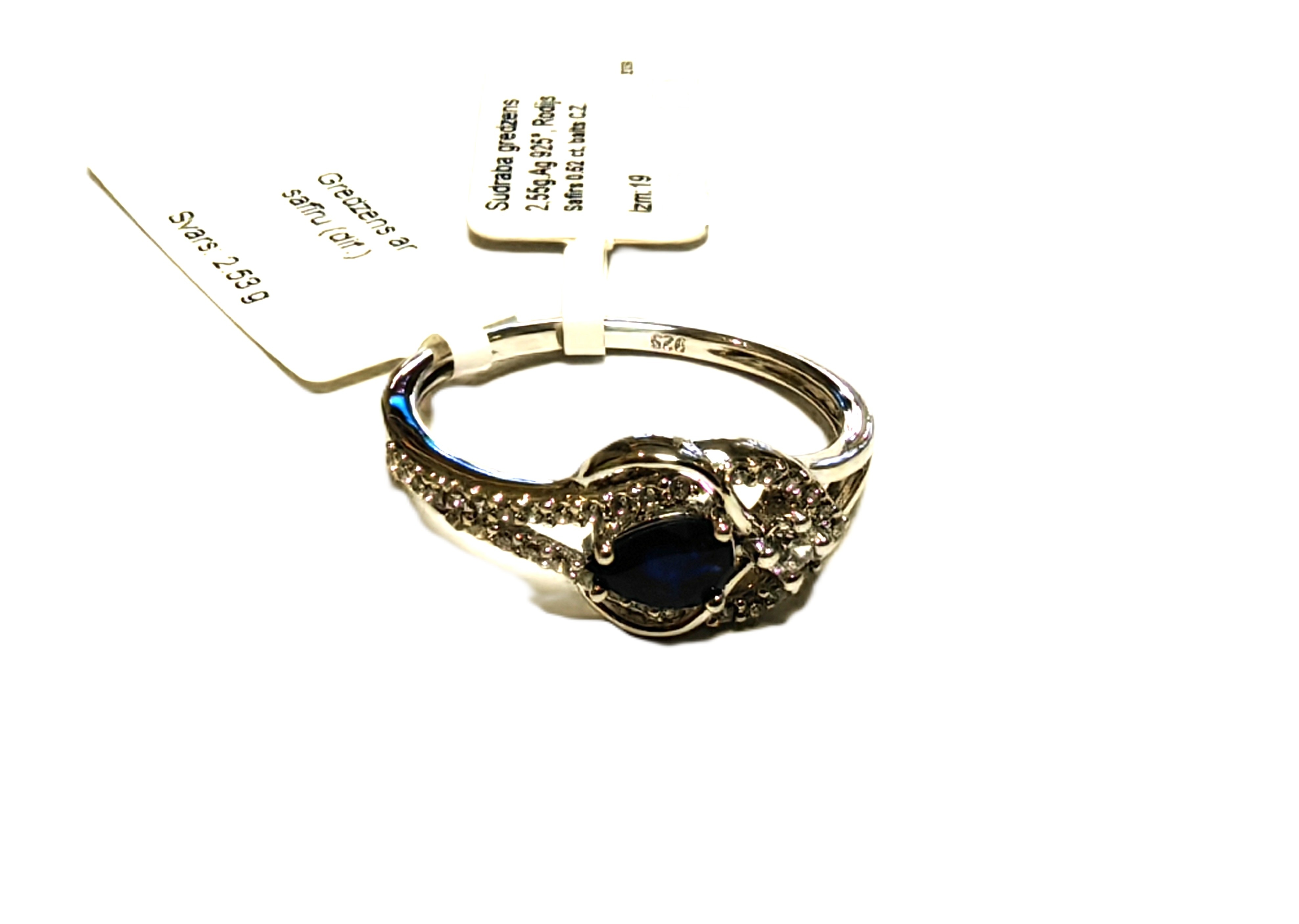 Gredzens ar safīru (0.52 ct) 274/3065