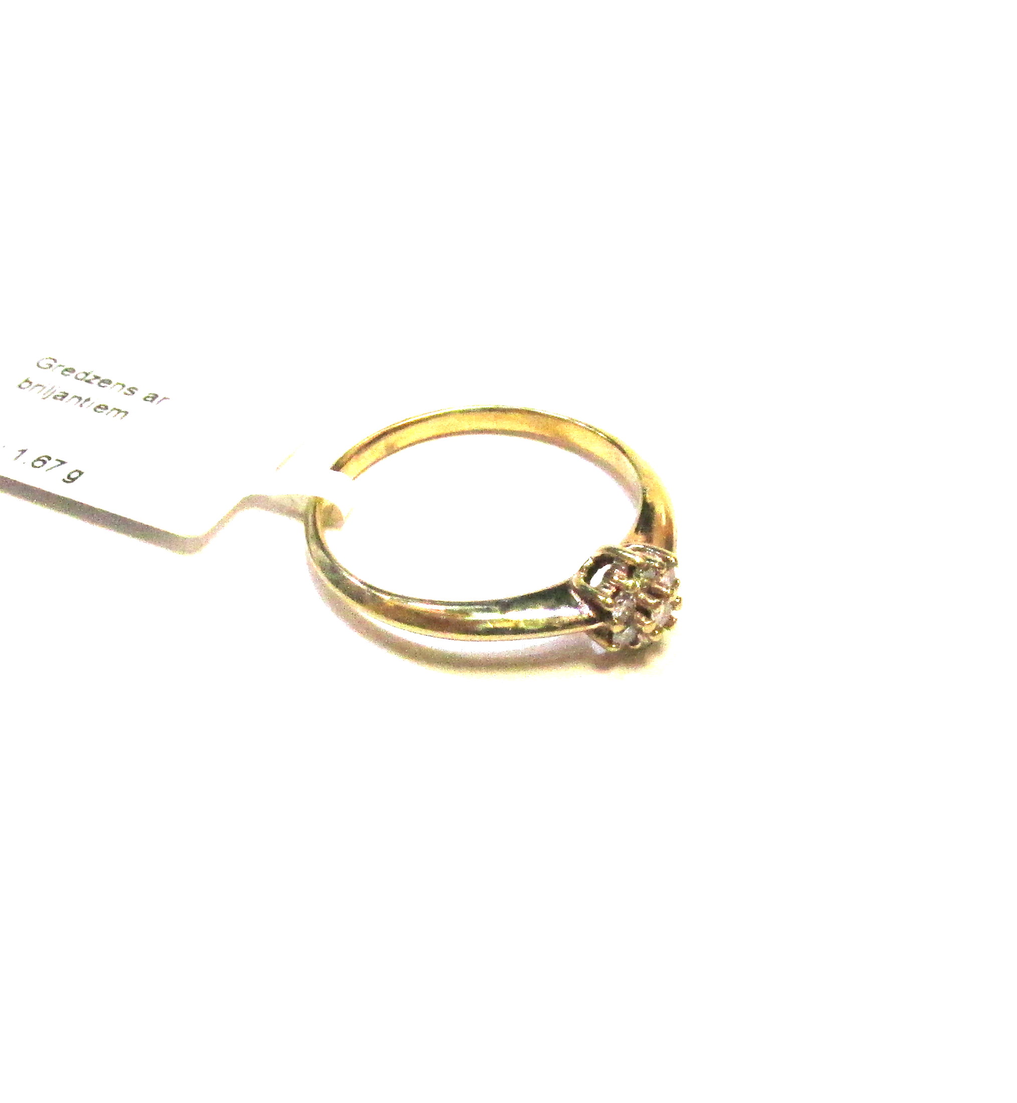 Gredzens ar briljantiem (0.07ct) 13530-4051