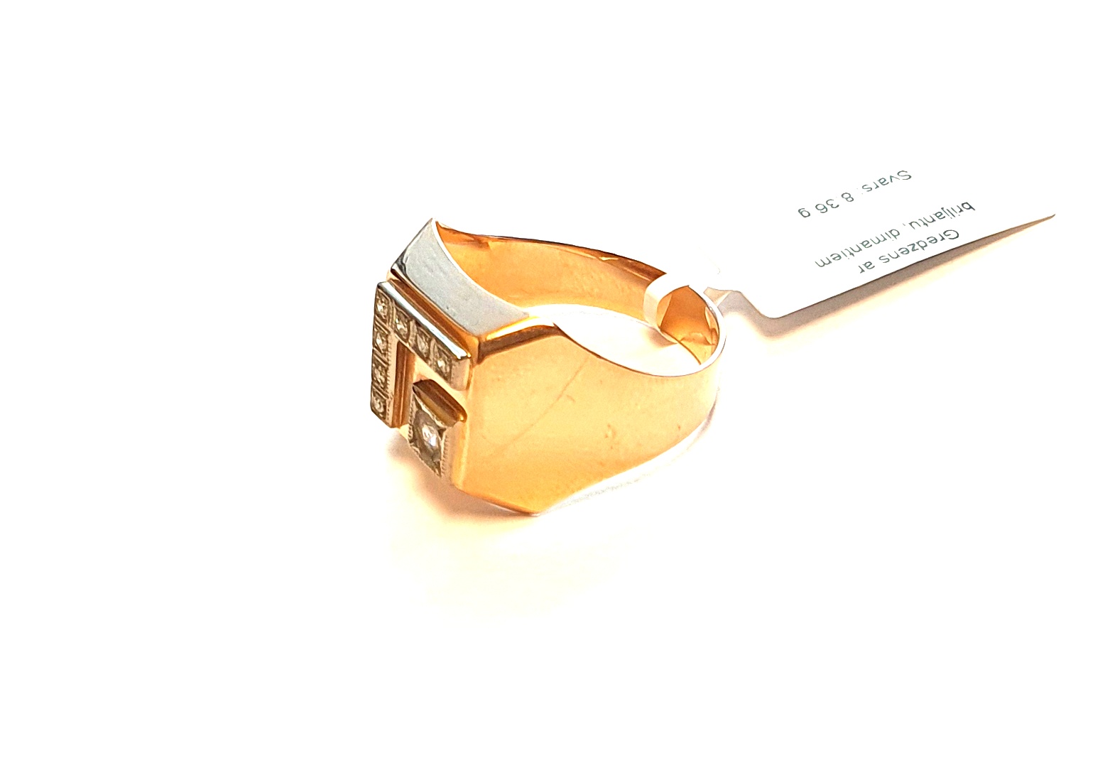 Gredzens ar briljantiem (0.35 ct)   1891-0663