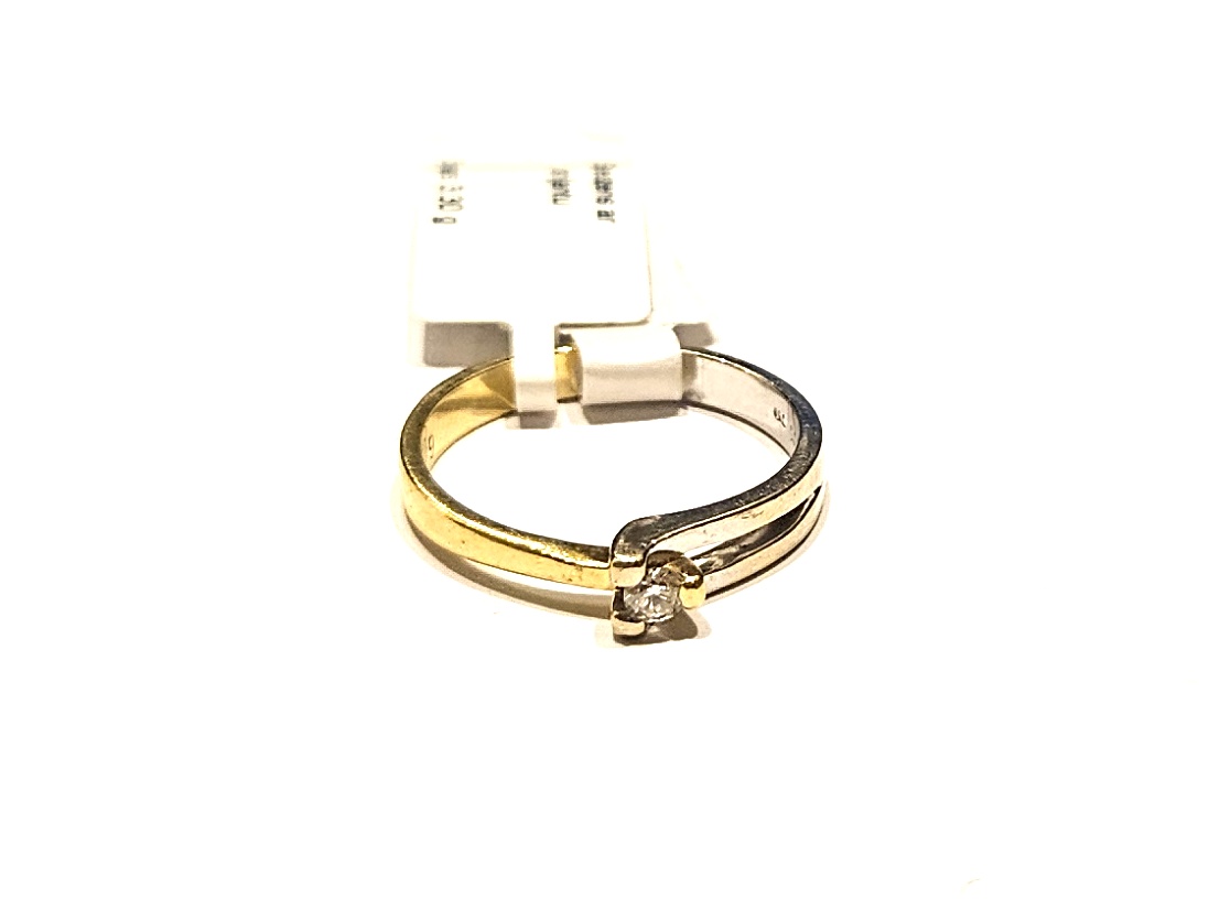 Gredzens ar briljantu (0.10 ct) 2682-1161