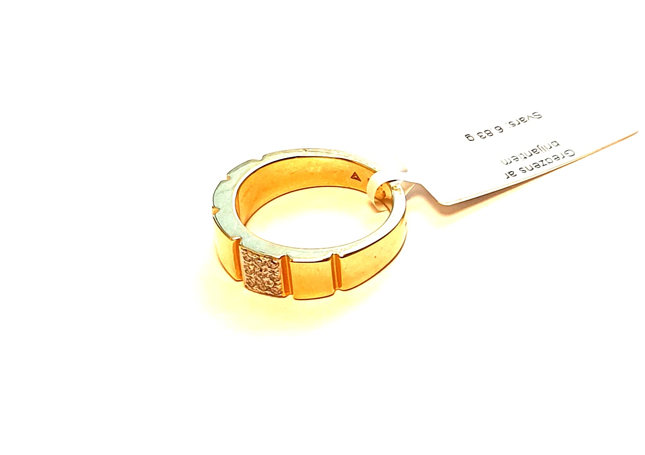 Gredzens ar briljantiem (0.2 ct)   2042-0663