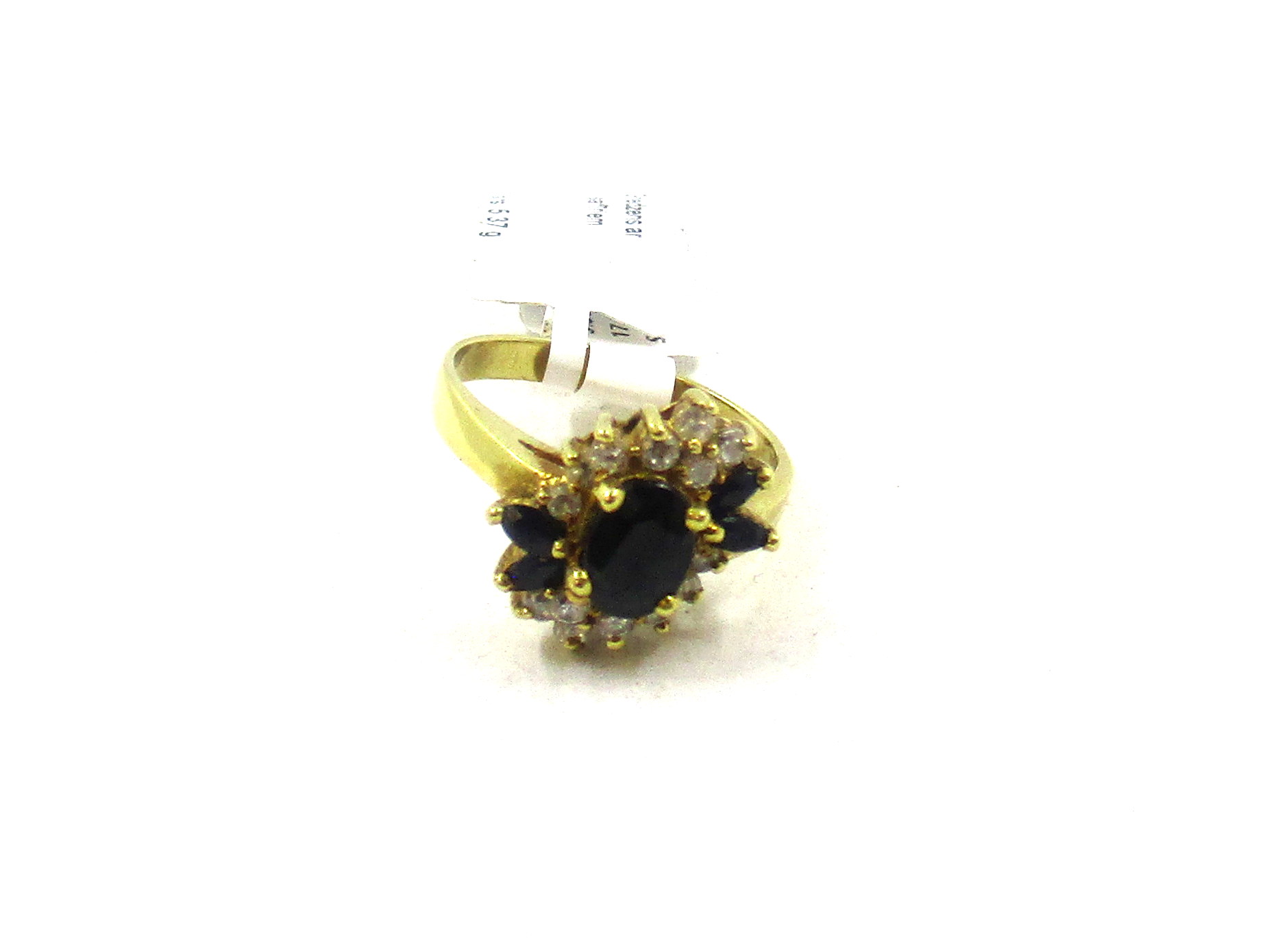Gredzens ar safīriem (0.41 ct) 2461-8163