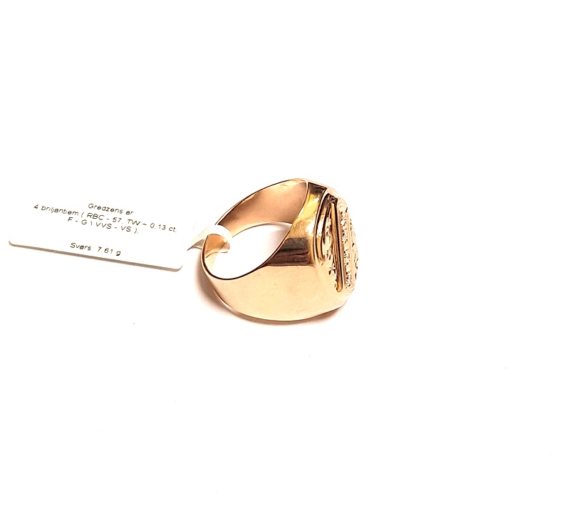 Gredzens ar briljantiem (0.13 ct.) 1470-5463