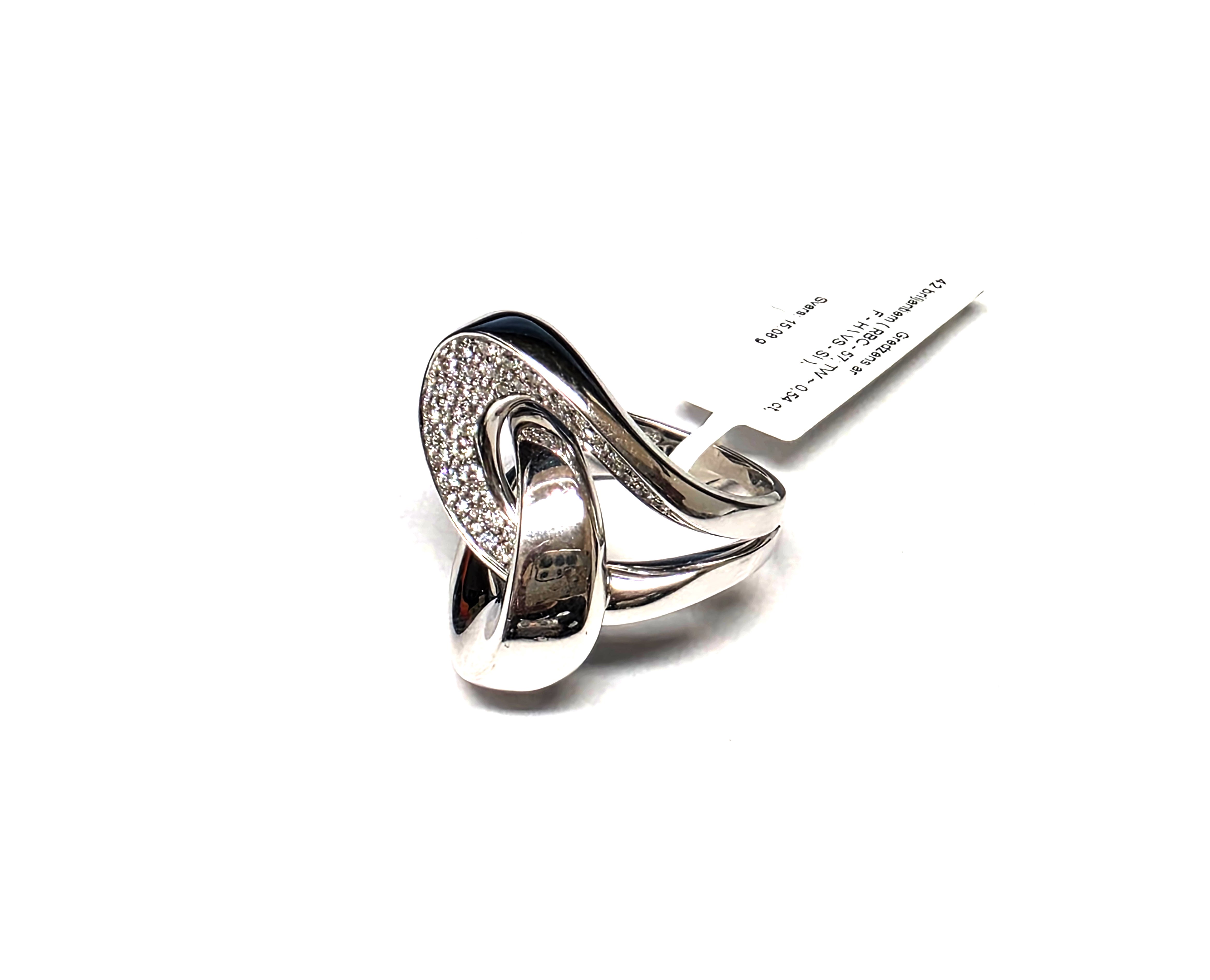 Gredzens ar briljantiem (0.54 ct) 1823-5063