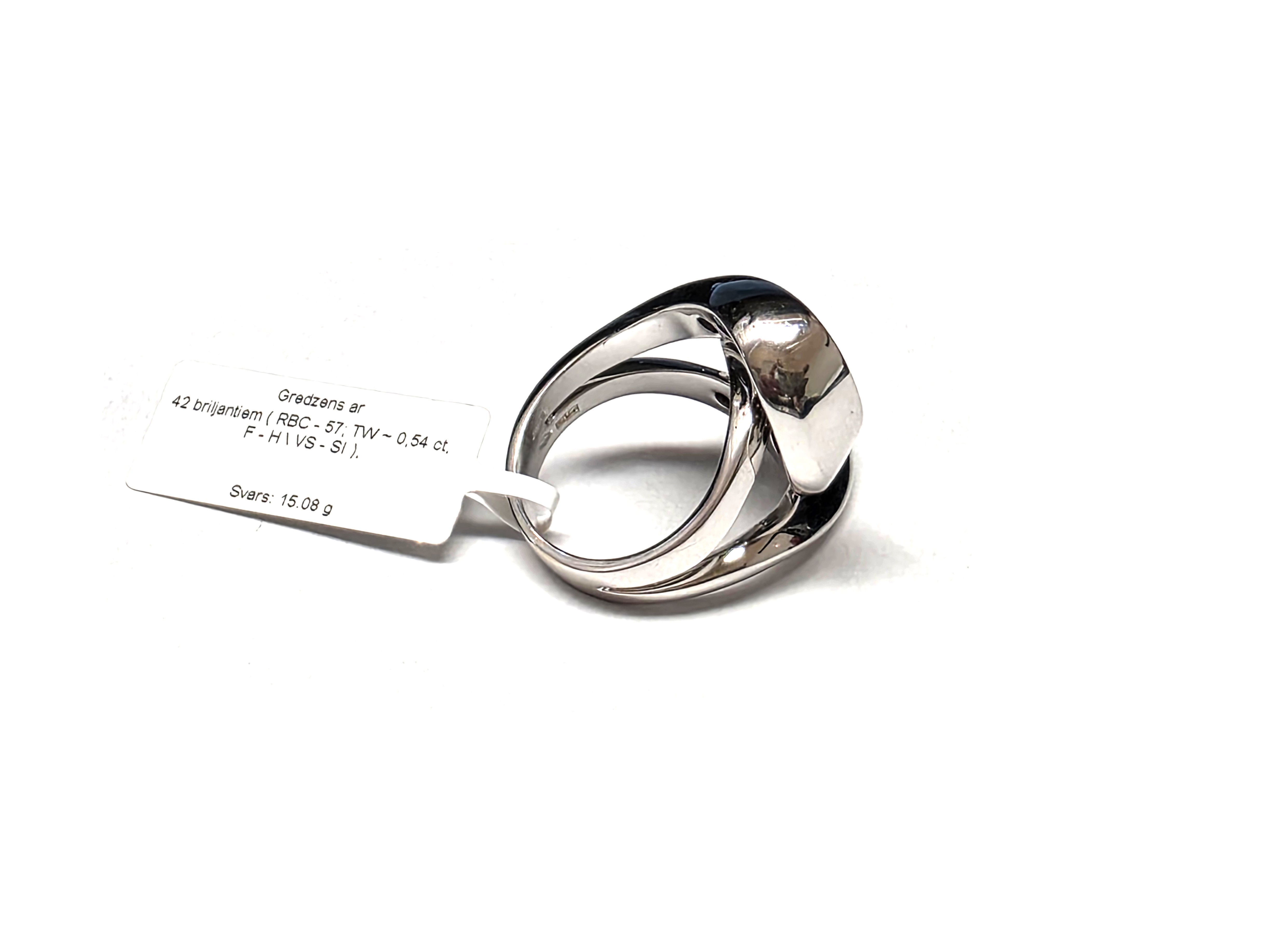 Gredzens ar briljantiem (0.54 ct) 1823-5063