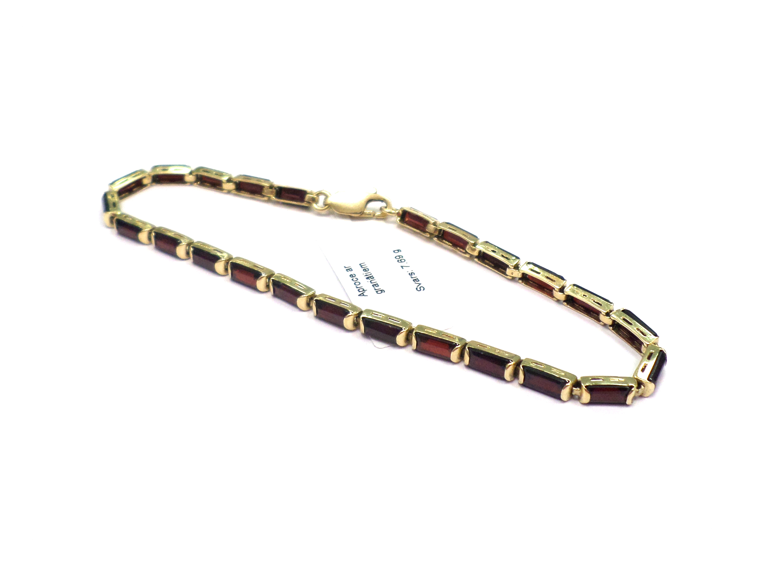 Aproce ar granātiem (4,5 ct.)  3933-1761