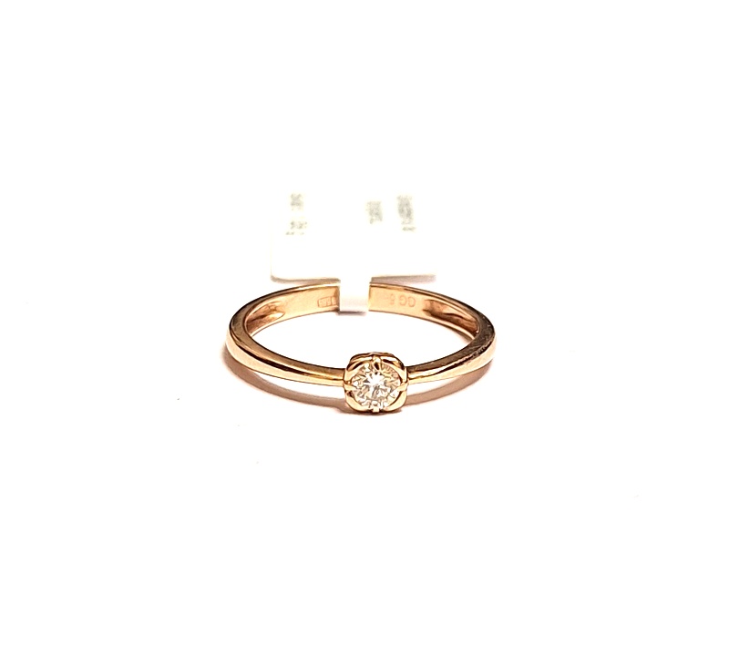 Gredzens ar briljantu (0.05 ct.) 8160-3051