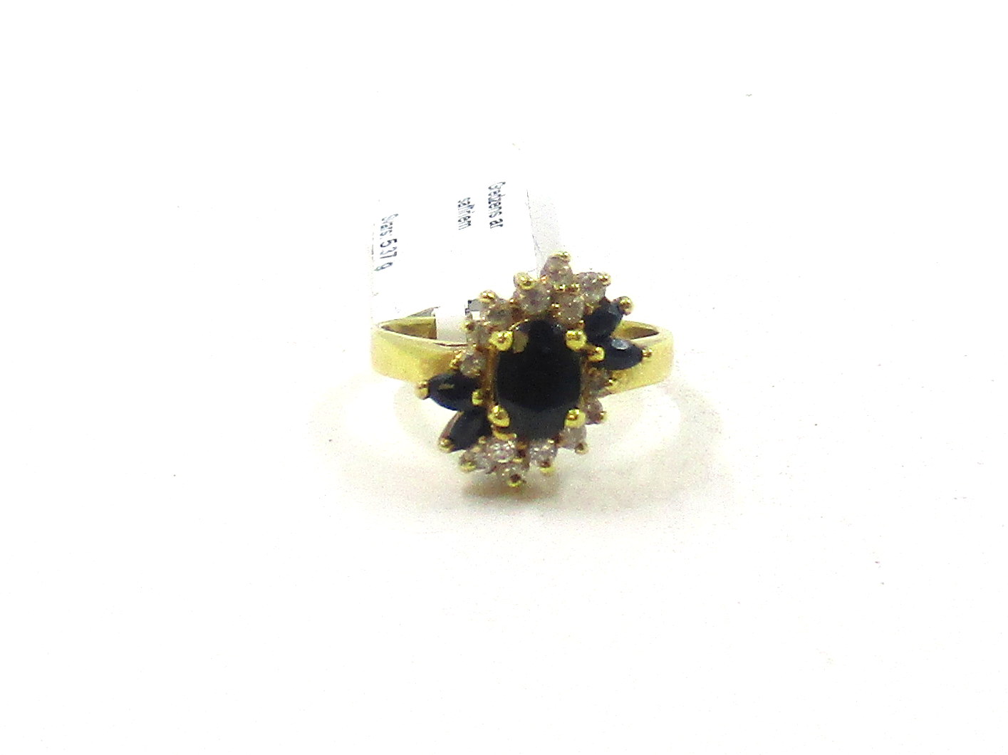 Gredzens ar safīriem (0.41 ct) 2461-8163