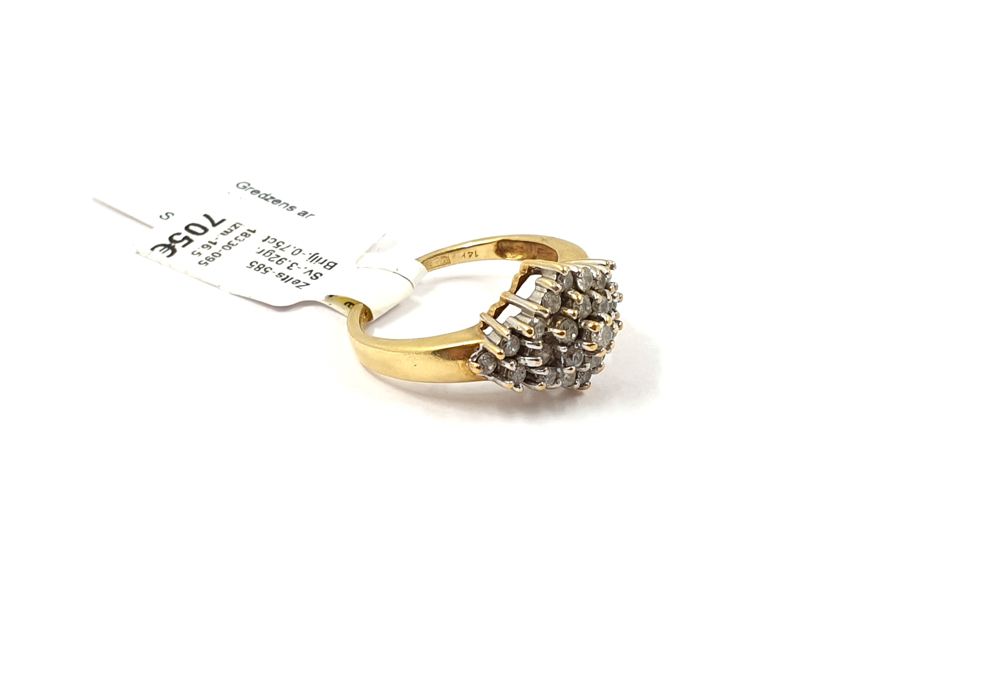 Gredzens ar briljantiem (0.75ct) 18330-0951