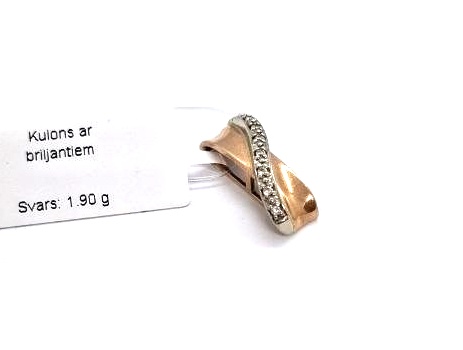 Kulons ar briljantiem (0.08 ct) 2092-3463
