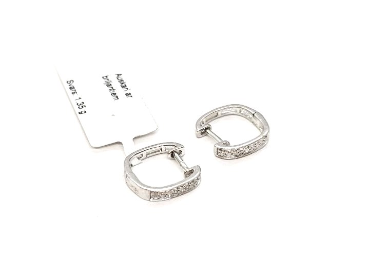 Auskari ar briljantiem (0.10ct)  2912-3463