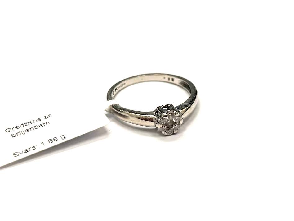 Gredzens ar briljantiem (0.28 ct) 2910-8363