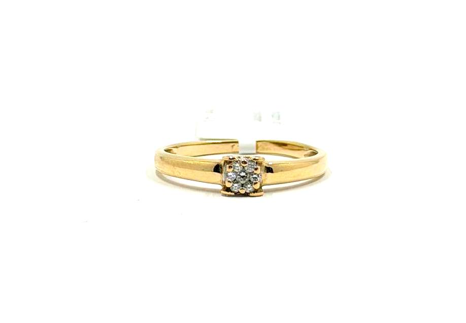 Gredzens ar briljantiem (0.06 ct) 4370-2861