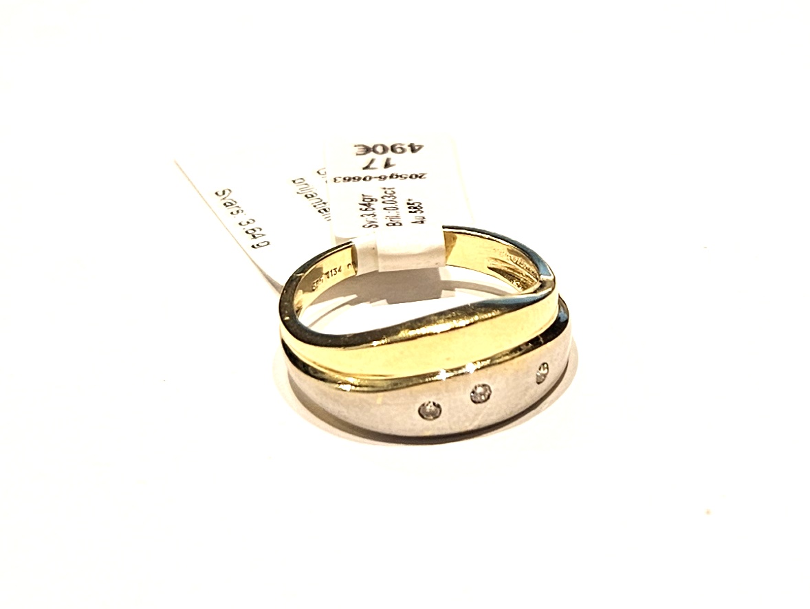 Gredzens ar briljantiem (0.03 ct) 205g6-0663