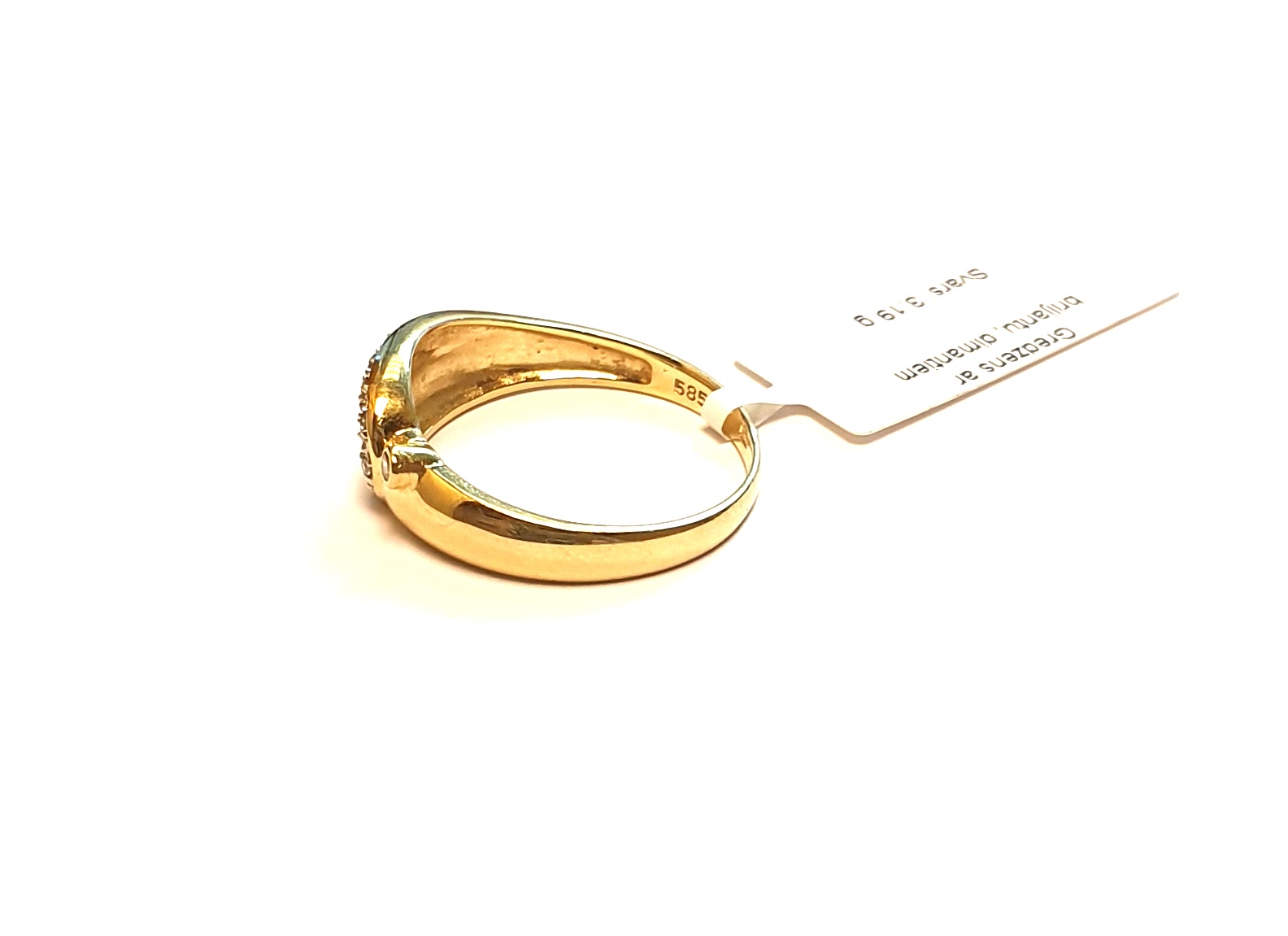 Gredzens ar briljantiem (0.25 ct)  205g3-0663