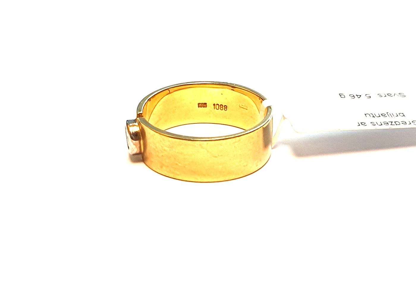 Gredzens  ar briljantu (0.3 ct )   205g4-0663