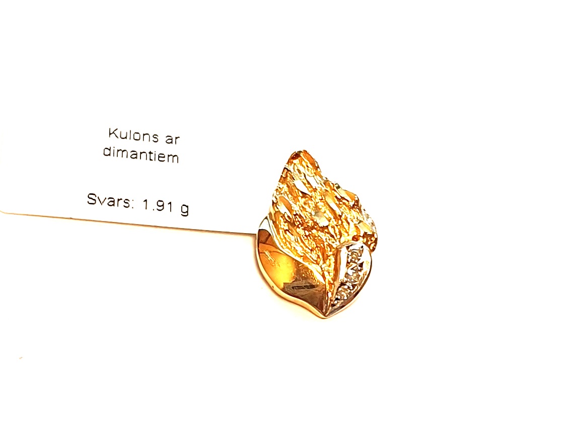 Kulons ar briljantiem (0.15 ct)   2542-0663