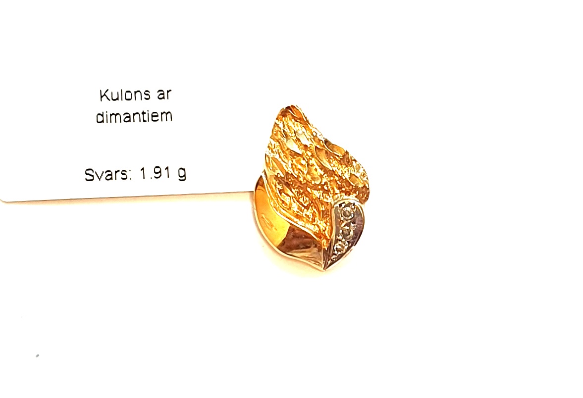 Kulons ar briljantiem (0.15 ct)   2542-0663