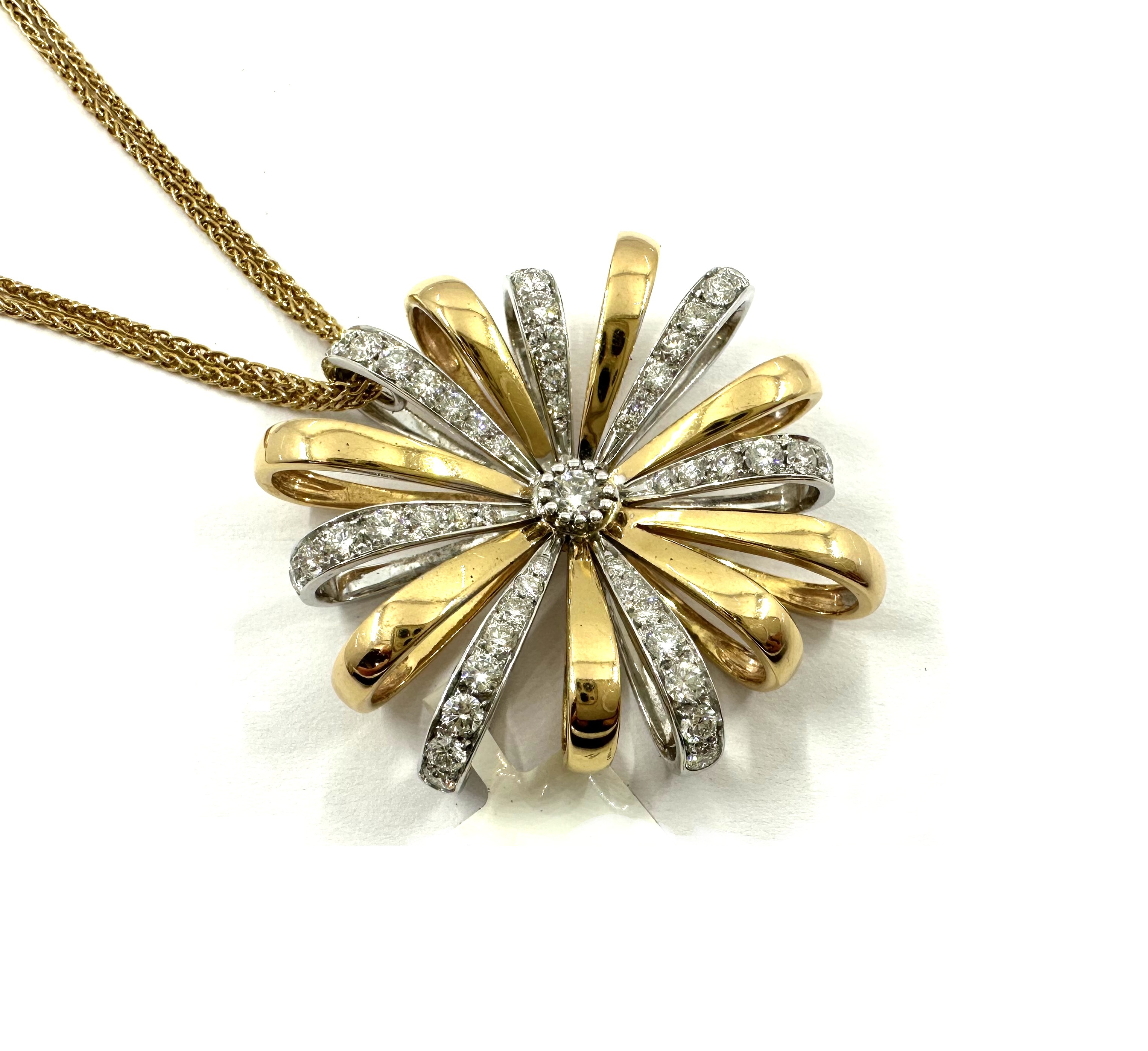 Ķēde ar kulonu ar briljantiem (1.67ct) 4802-4561