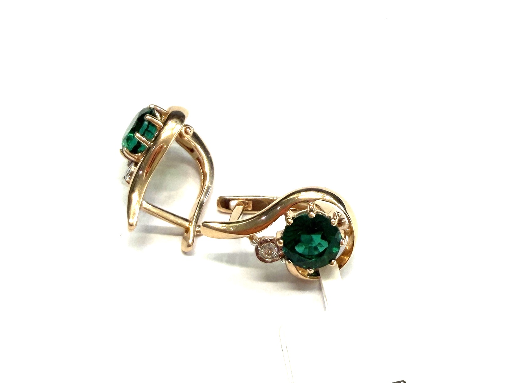 Auskari ar briljantiem (0.03ct) 4971-0763