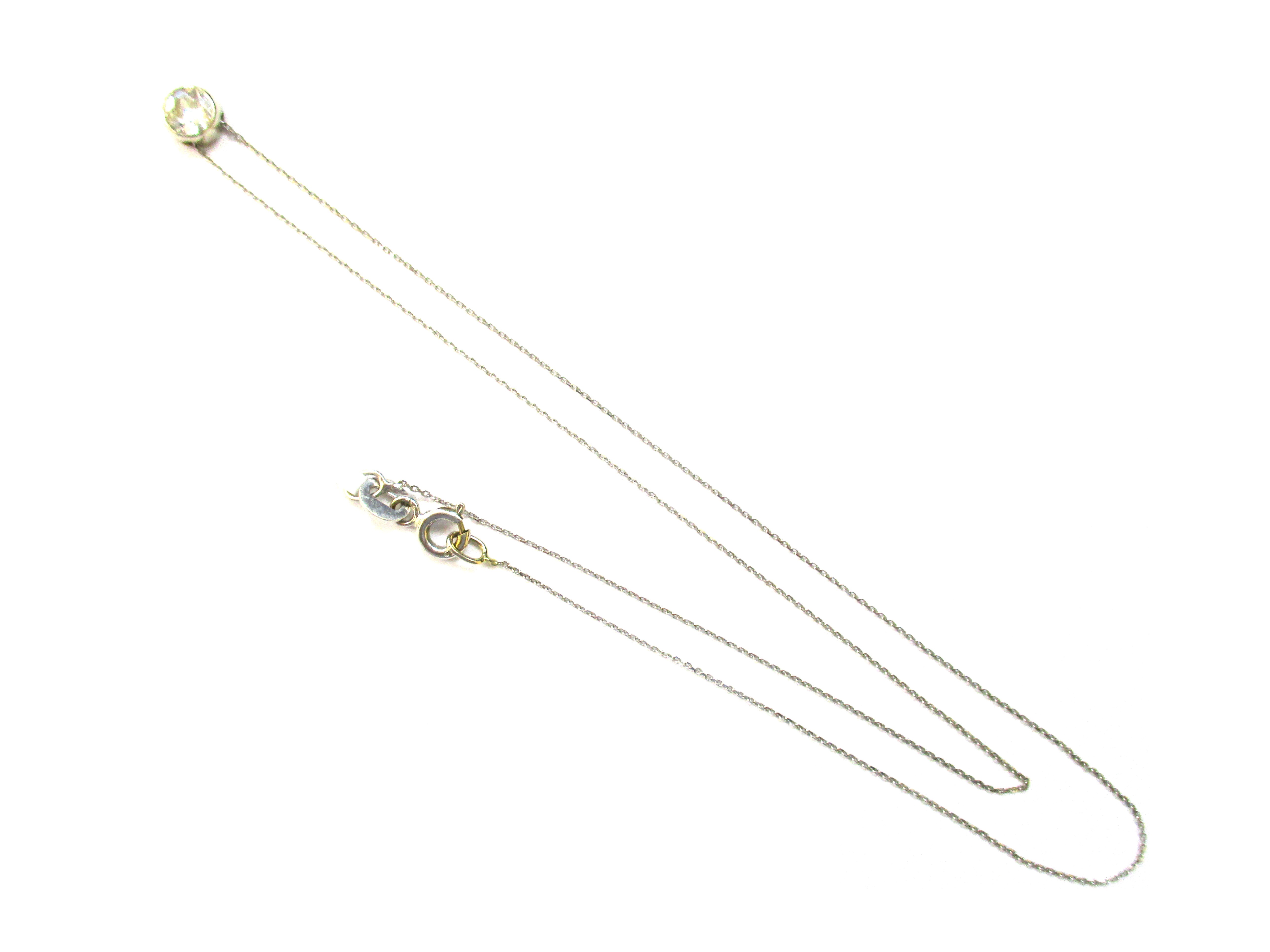 Kaklarota ar briljantu (0.48 ct) 2210-0563 Rezervēts līdz 03.09.2026