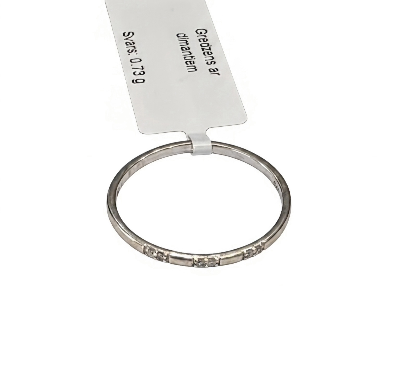 Gredzens ar briljantiem (0.025 ct)  1373-4563 rezervēts līdz 03.09.2026