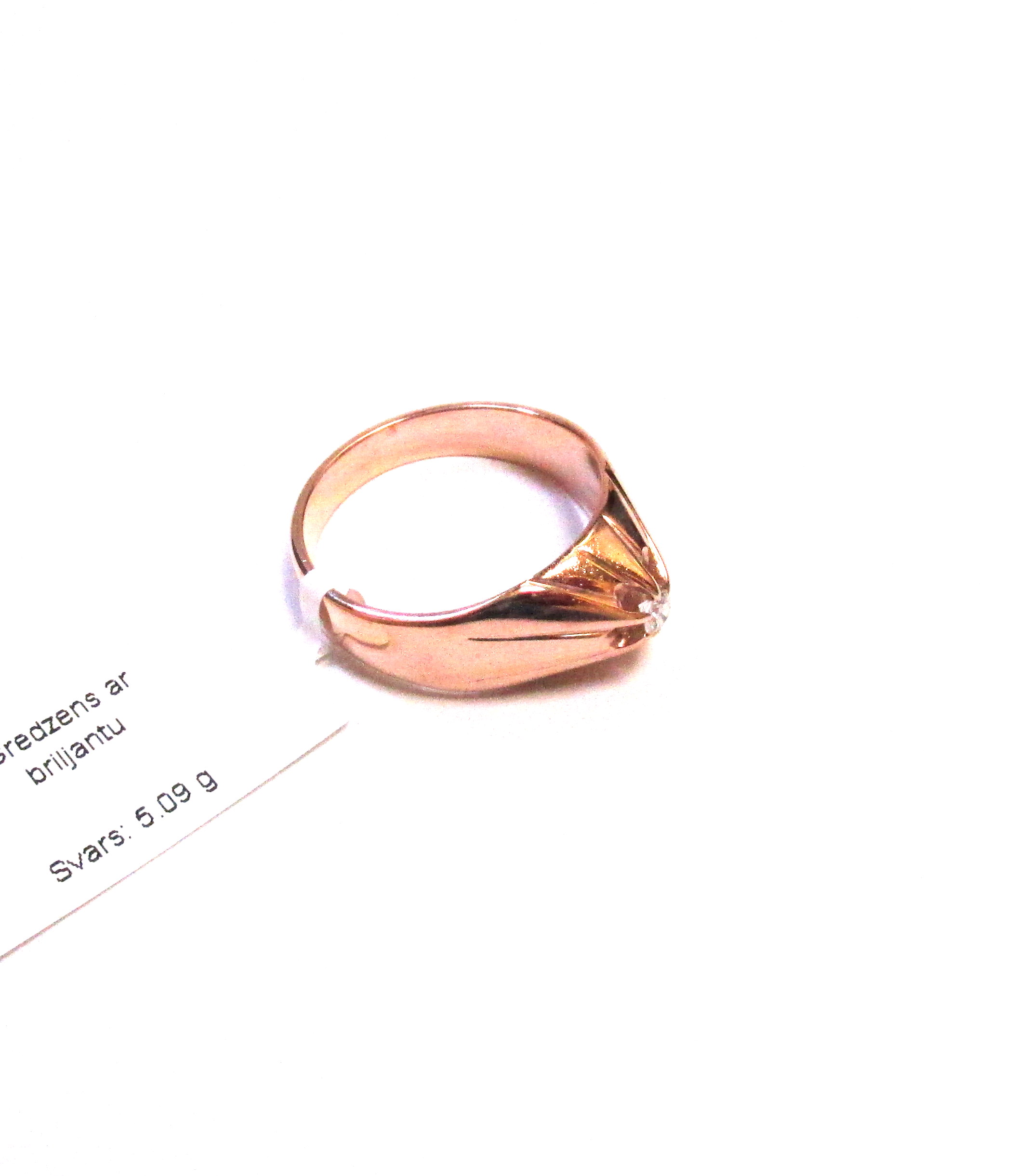 Gredzens ar briljantu (0.14ct)  1331-4063