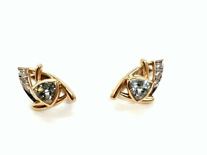 Auskari ar briljantiem (0.06ct) 3333-3463