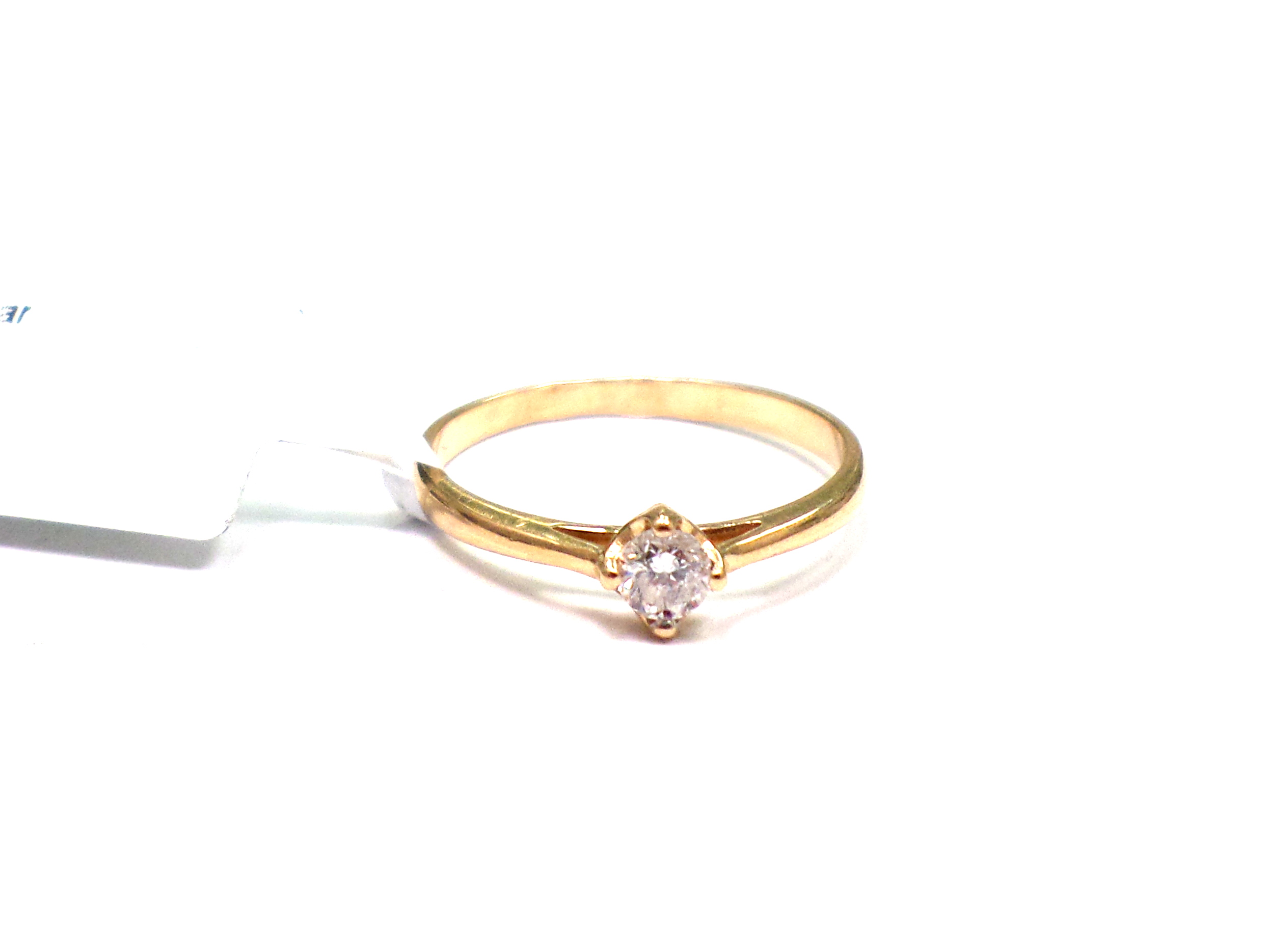 Gredzens ar briljantu (0.16 ct) 40g2-1163