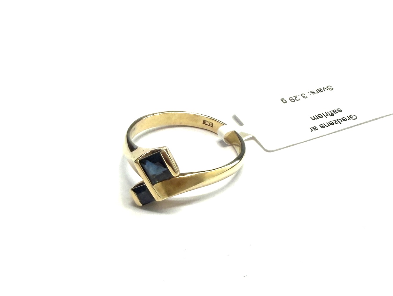 Gredzens ar safīriem (0.46ct) 529g2-0763