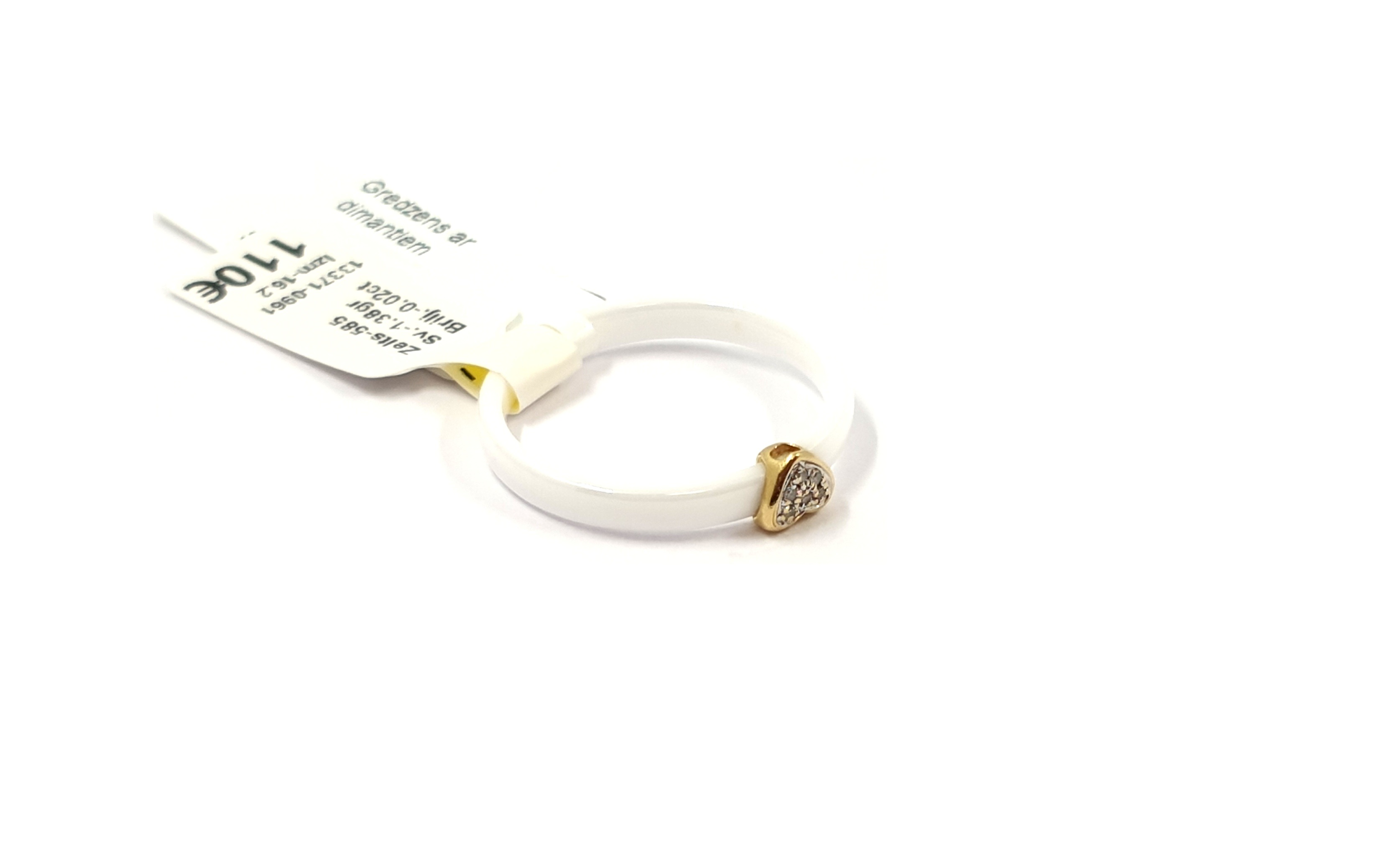 Gredzens ar briljantiem (0.02ct) 13371-0961