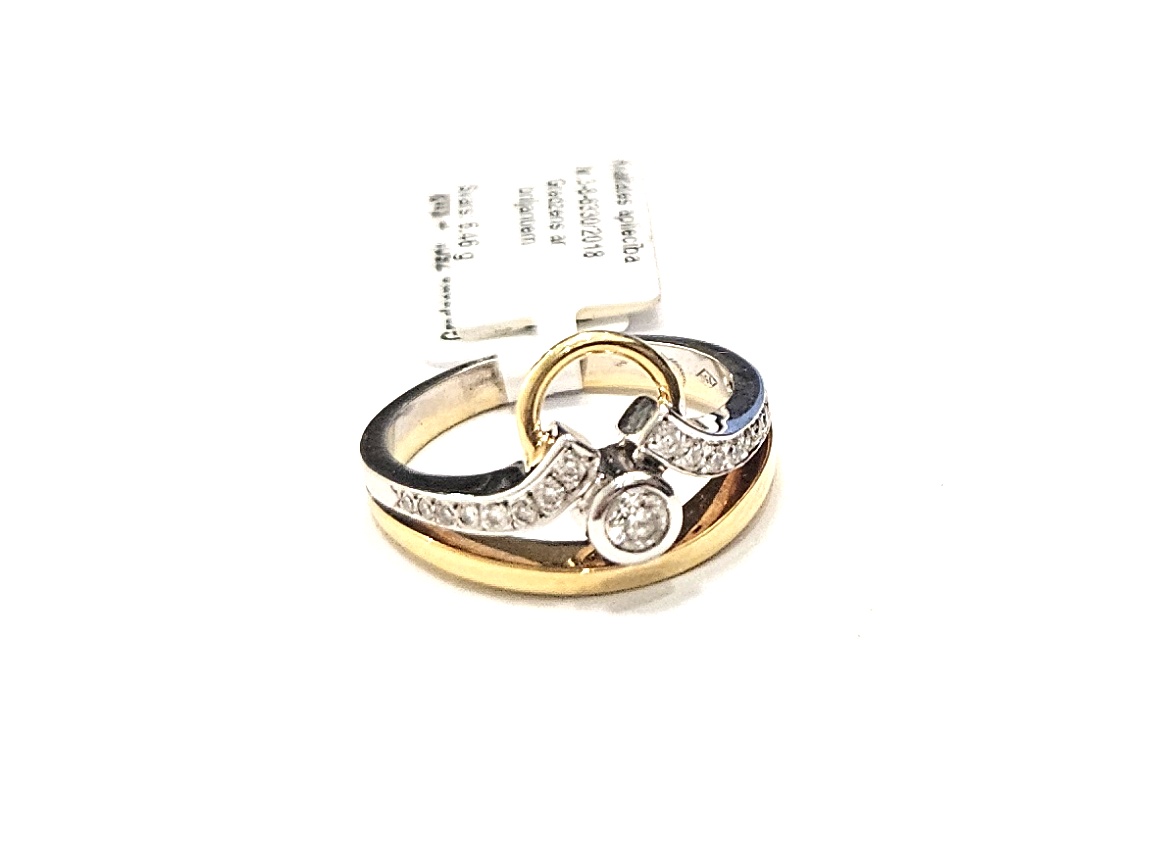 Gredzens ar briljantiem (0.27 ct) 14340-1161
