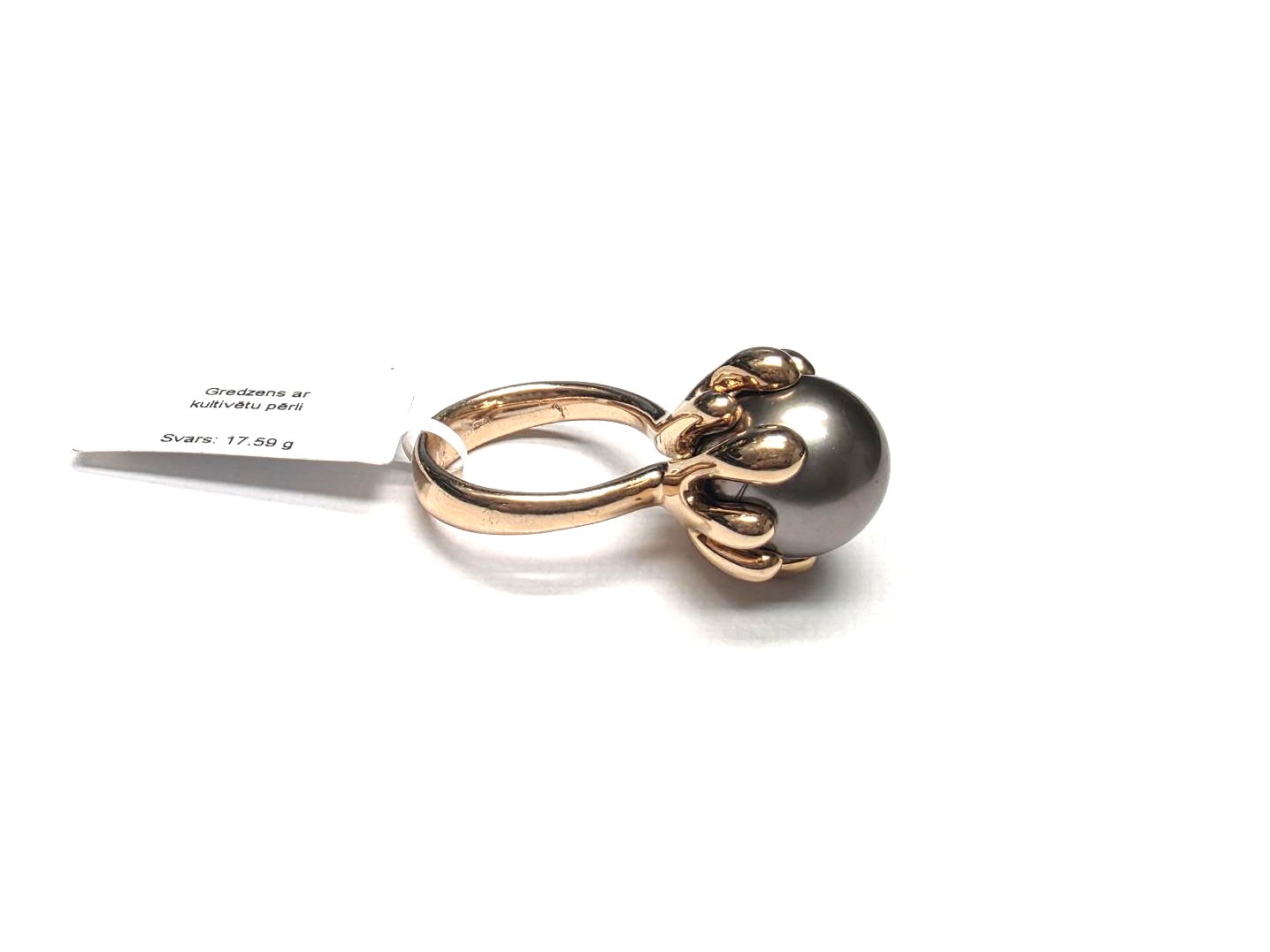 Gredzens ar kultivētu pērli  (11.10 ct) 3462-2563
