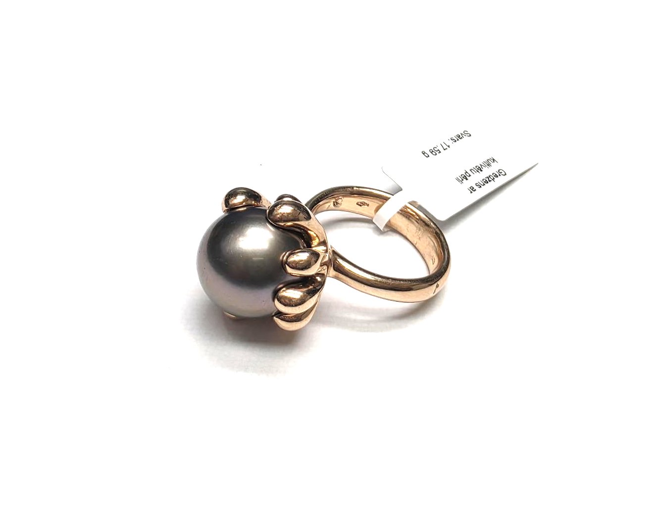 Gredzens ar kultivētu pērli  (11.10 ct) 3462-2563