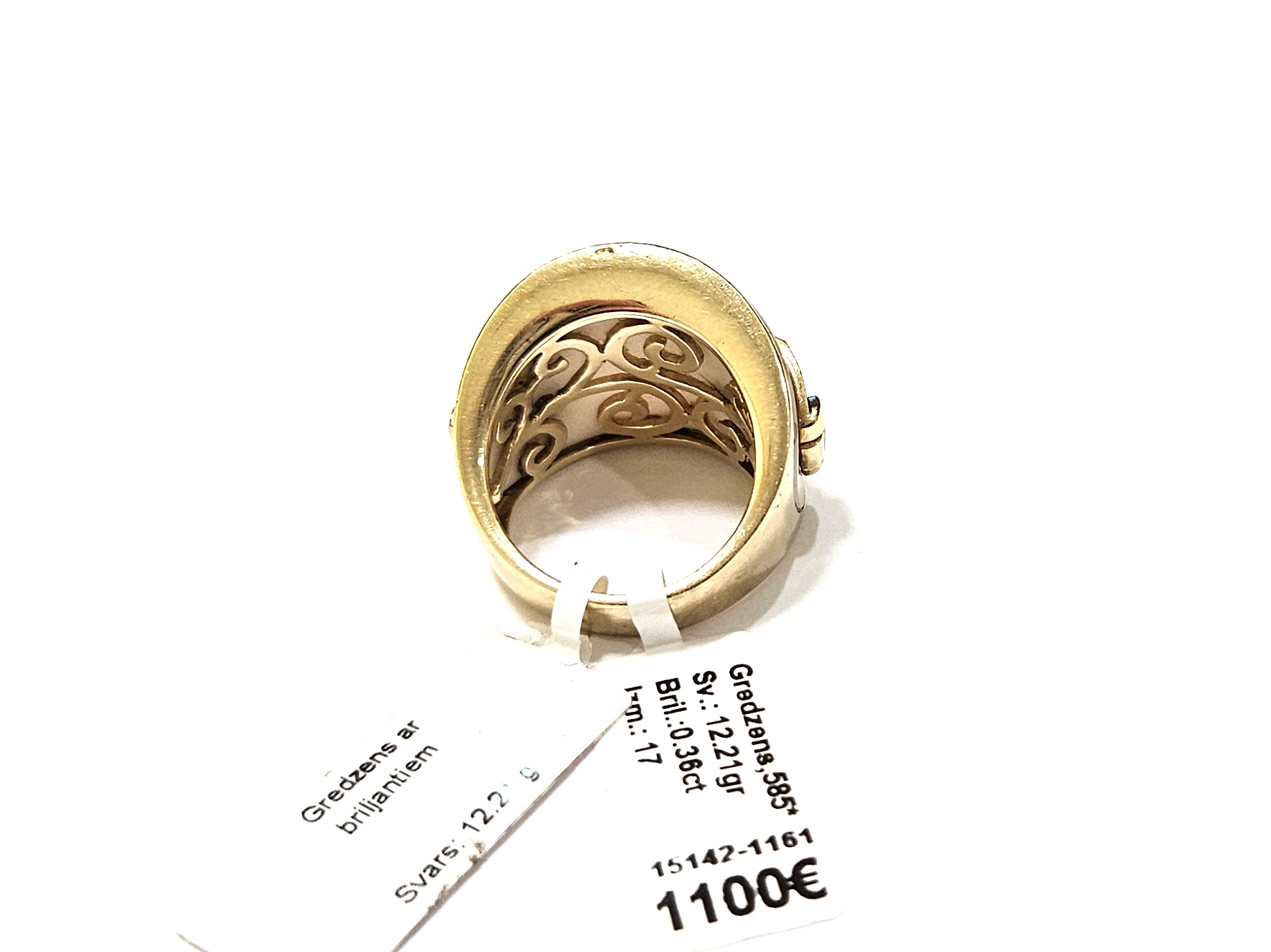 Gredzens ar briljantiem (0.38 ct) 15142-1161