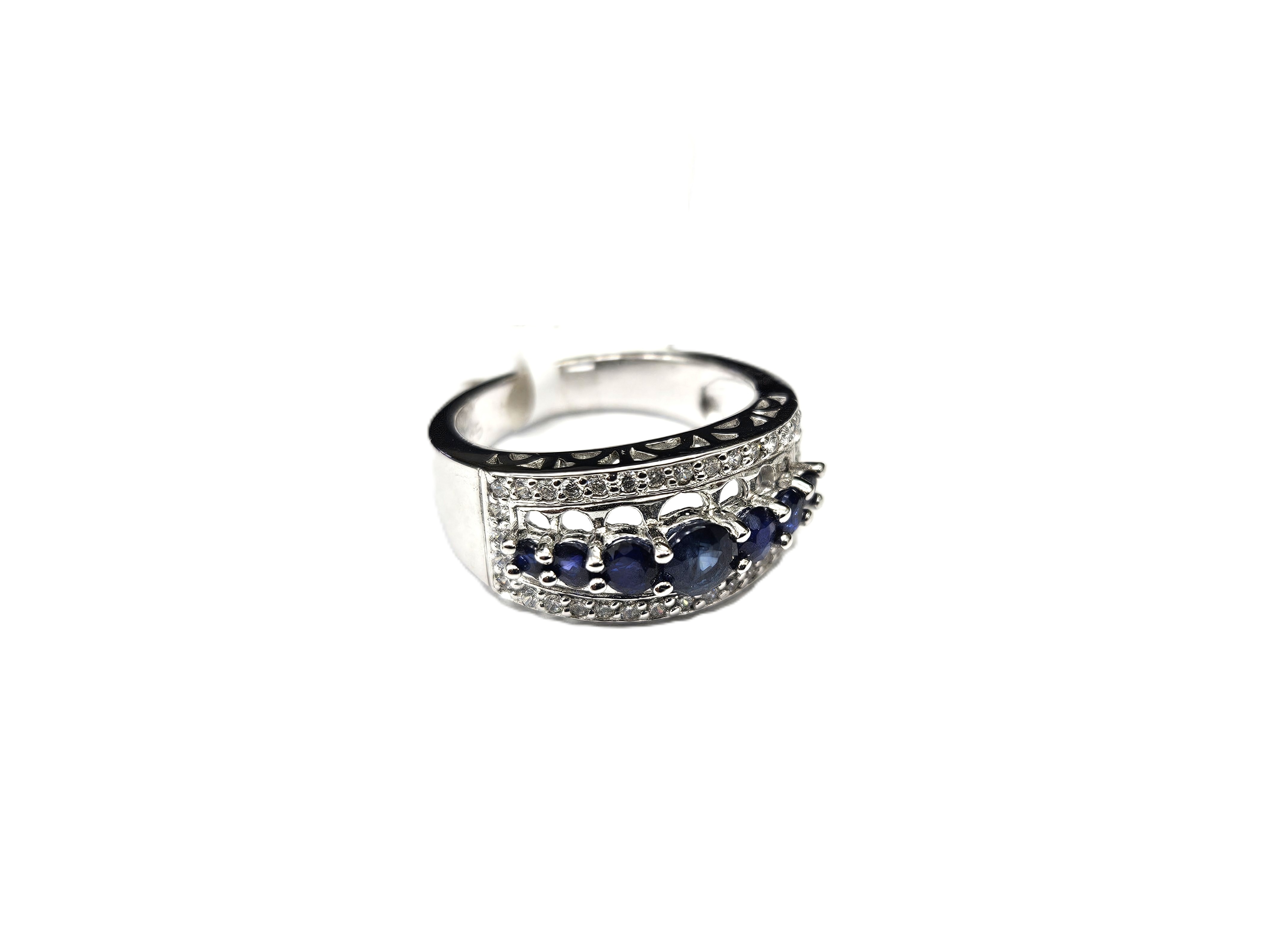 Gredzens ar safīriem ( 0.91 ct)  294/5765