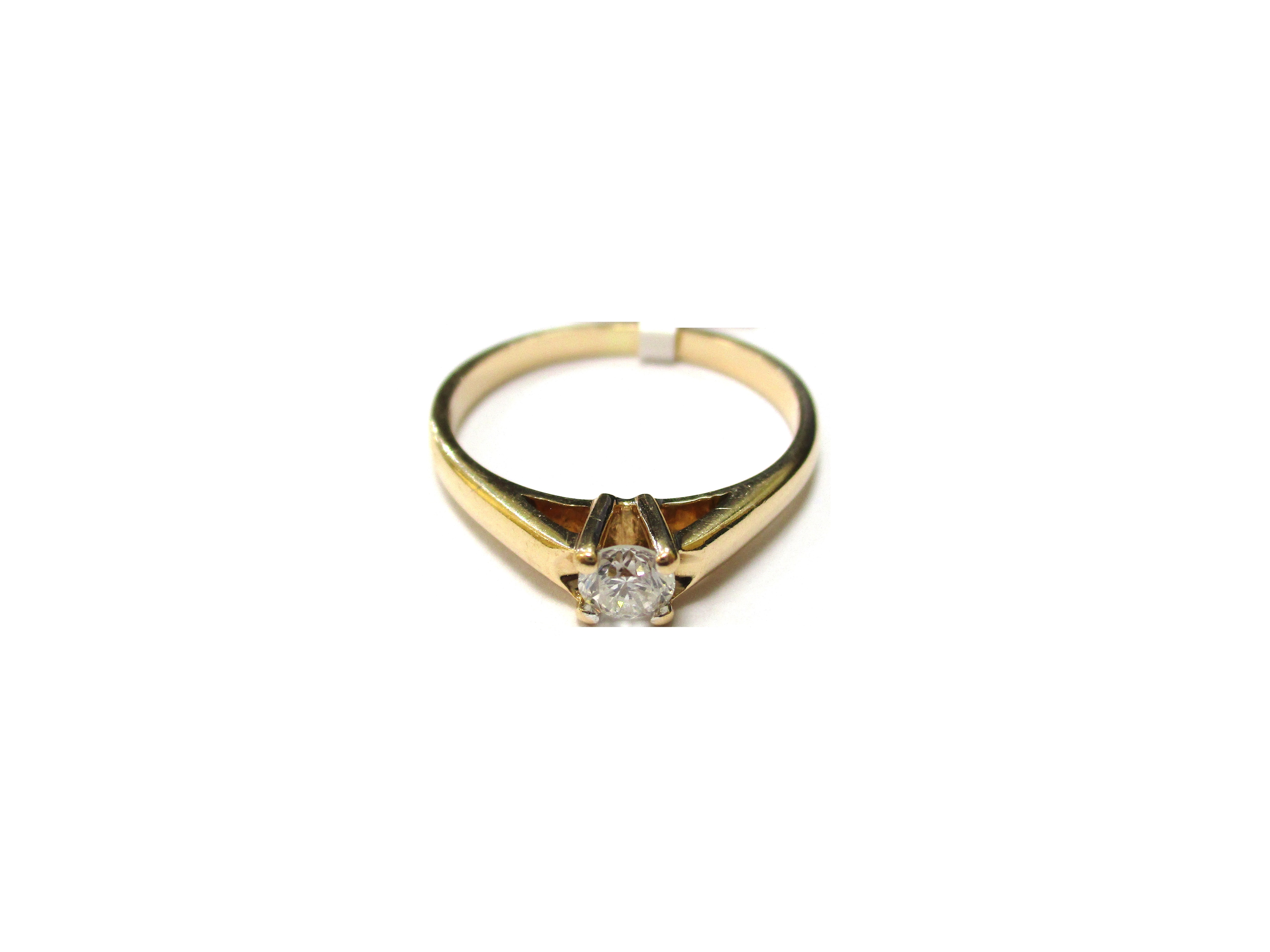 Gredzens ar briljantu (0.16 ct) 11390-0561