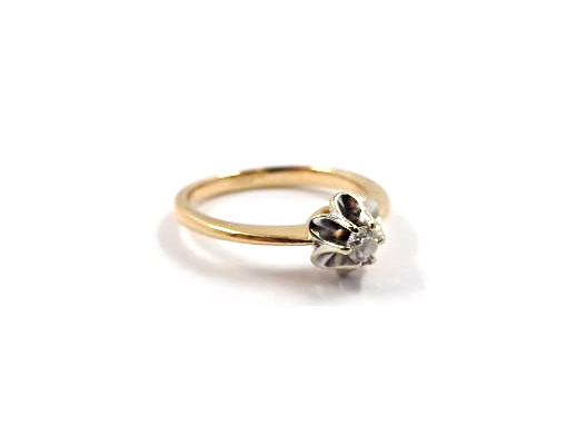 Gredzens ar briljantu (0.15ct) 2730-0863