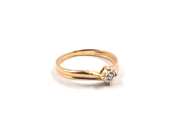 Gredzens ar briljantu (0.05ct) 8790-0861